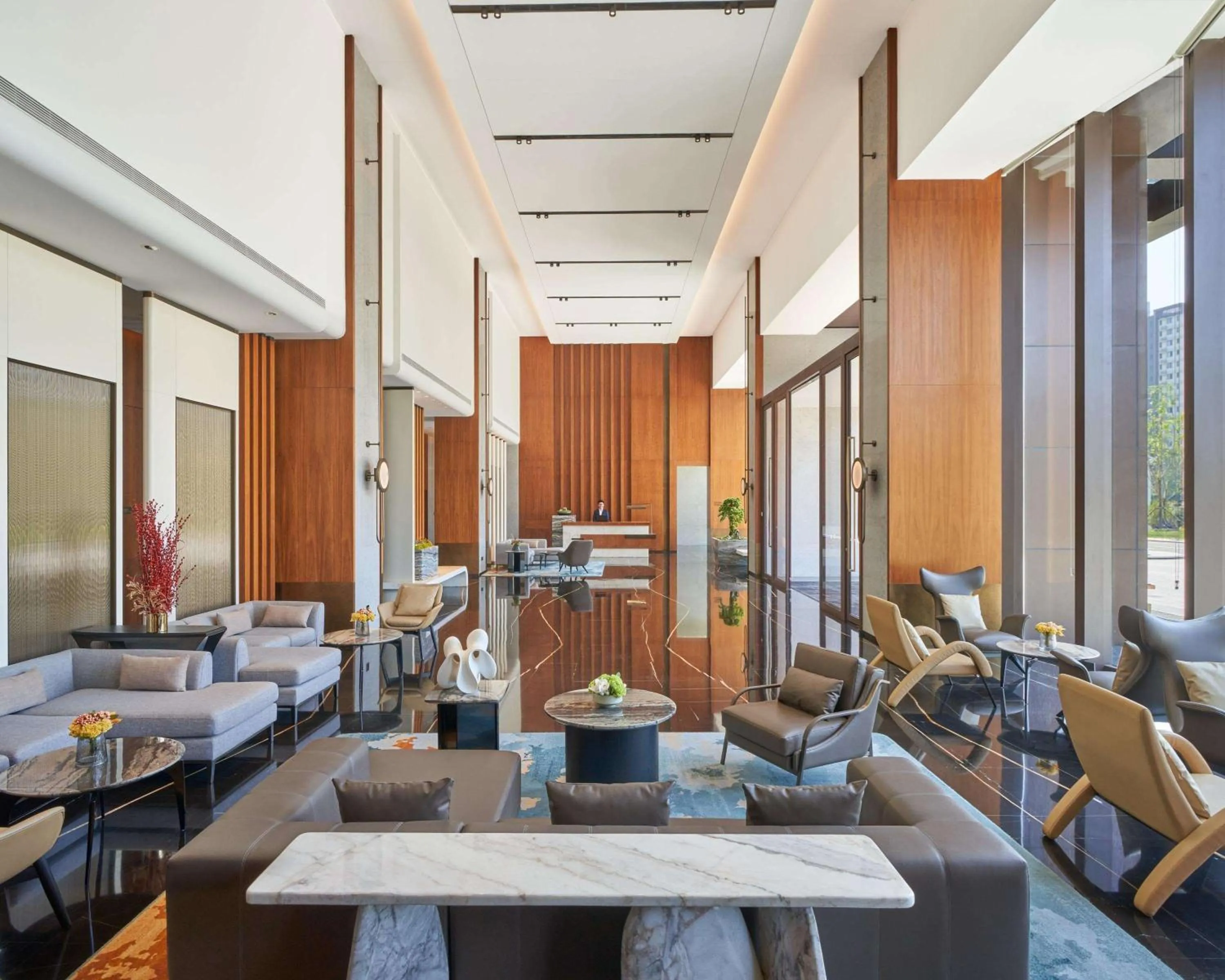 Lobby or reception in Hyatt Place Yantai Development Zone