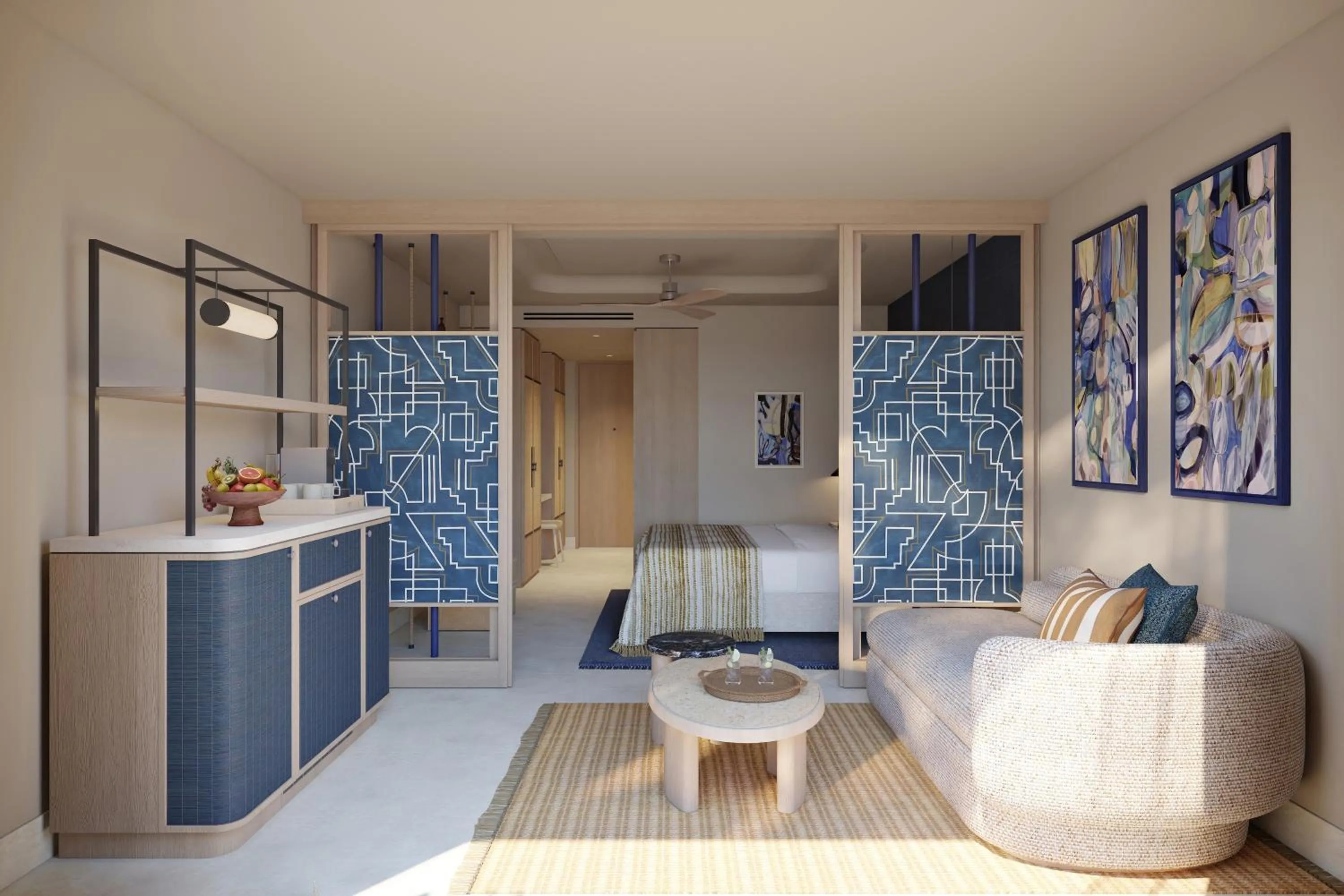 Living room in Atlantica Kalliston Resort - Adults Only