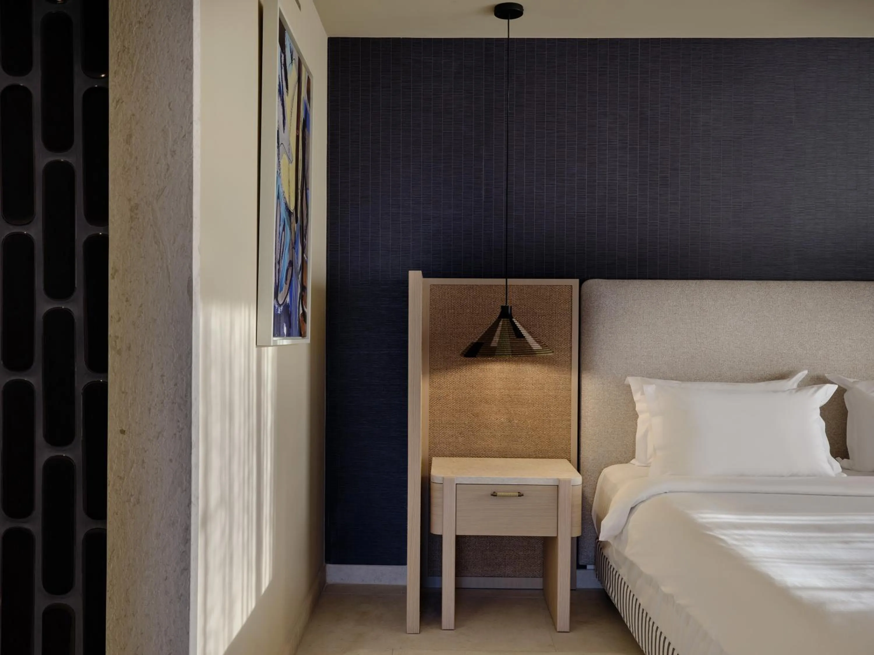 Bed in Atlantica Kalliston Resort - Adults Only