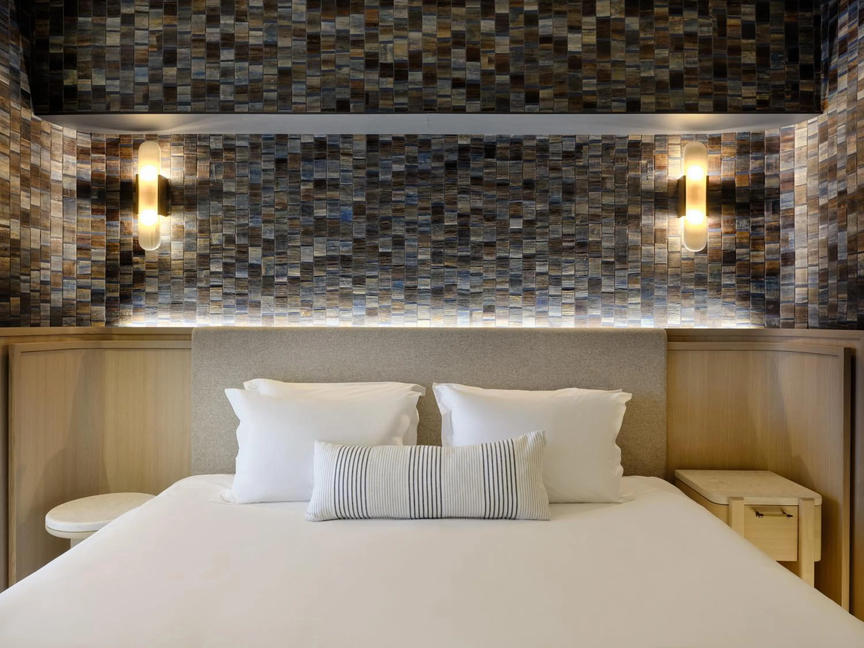 Bed in Atlantica Kalliston Resort - Adults Only