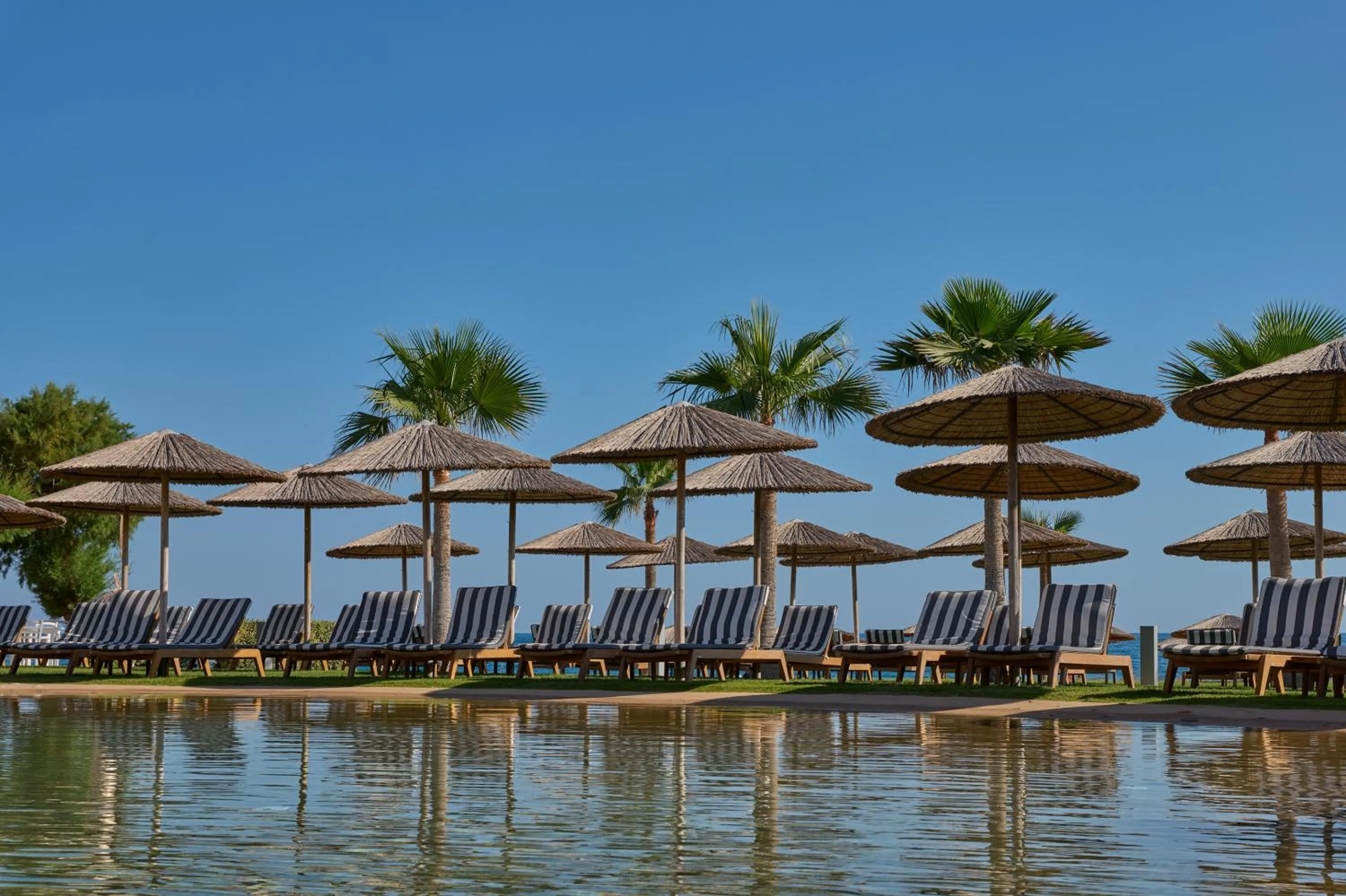 Swimming pool in Atlantica Kalliston Resort - Adults Only