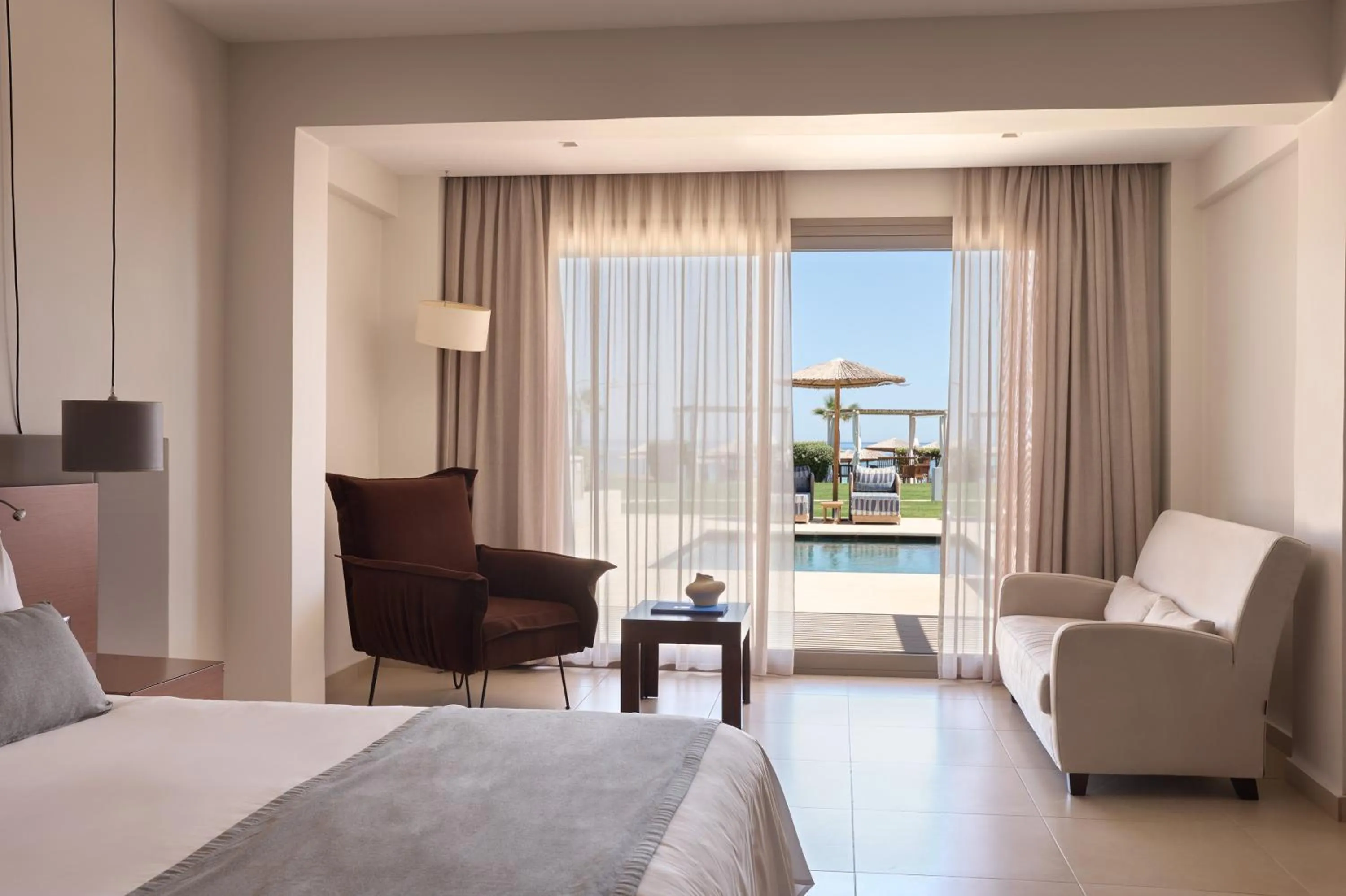 Bedroom, Bed in Atlantica Kalliston Resort - Adults Only