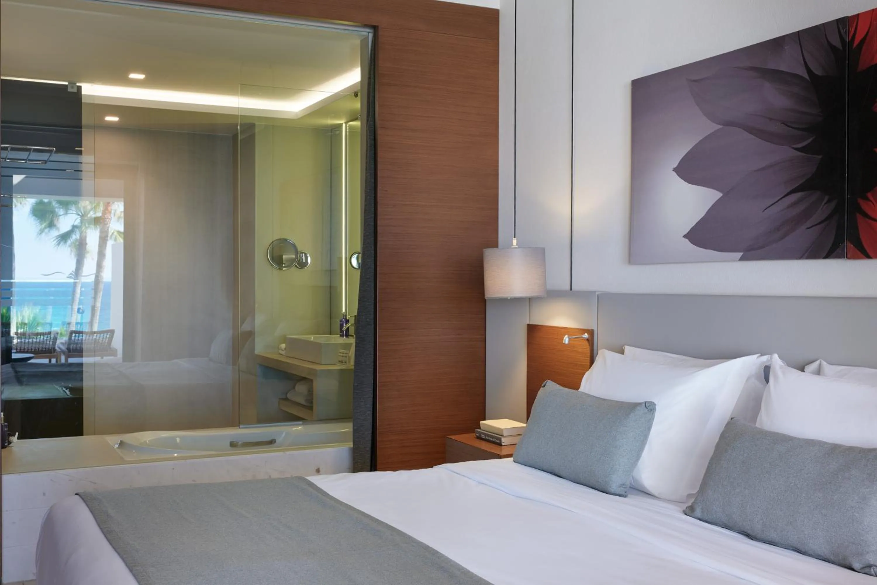 Bed in Atlantica Kalliston Resort - Adults Only