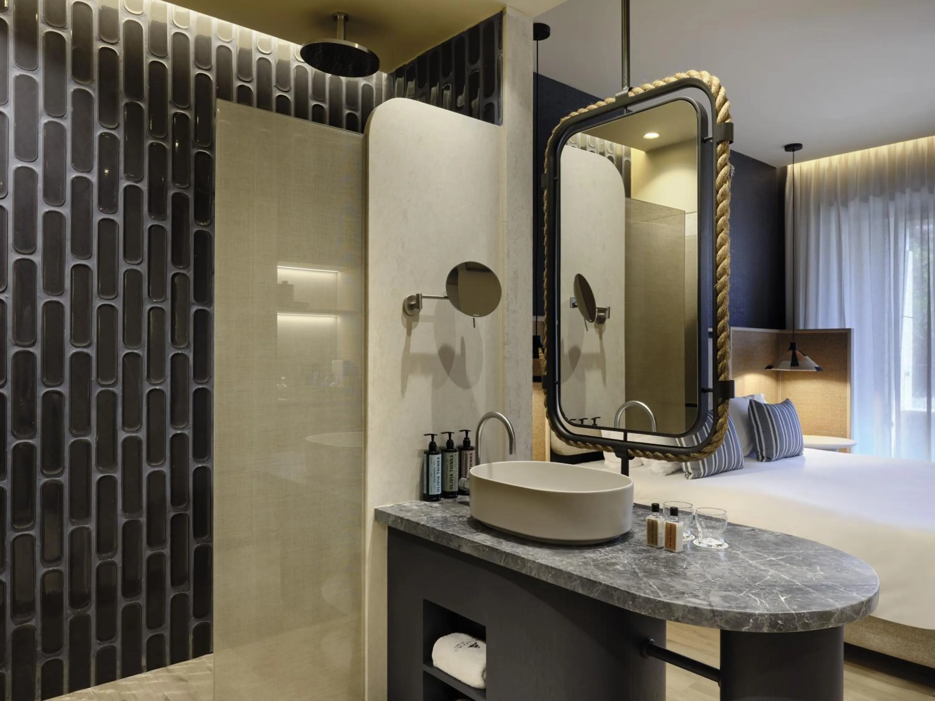 Shower in Atlantica Kalliston Resort - Adults Only