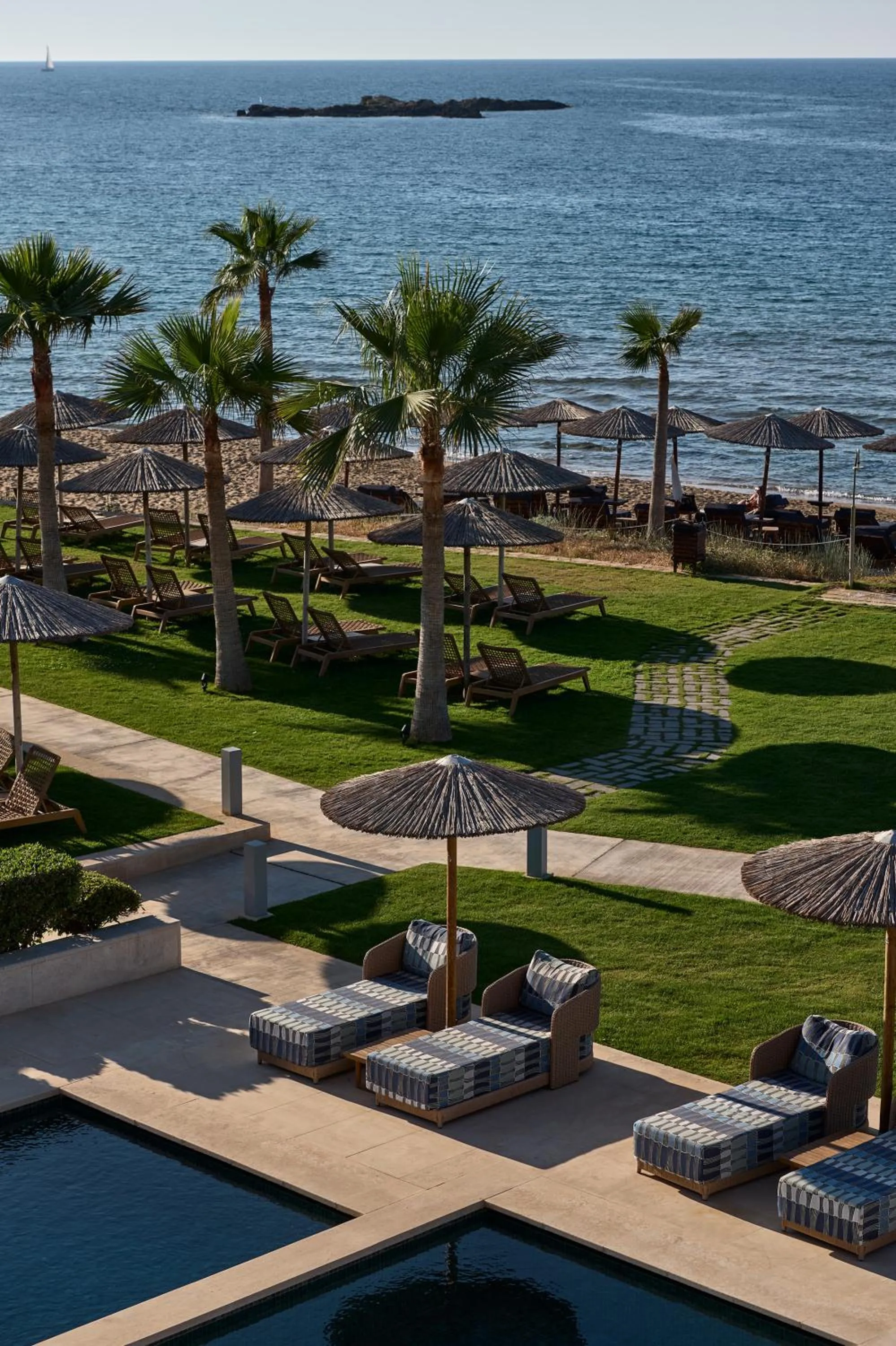 Swimming pool in Atlantica Kalliston Resort - Adults Only