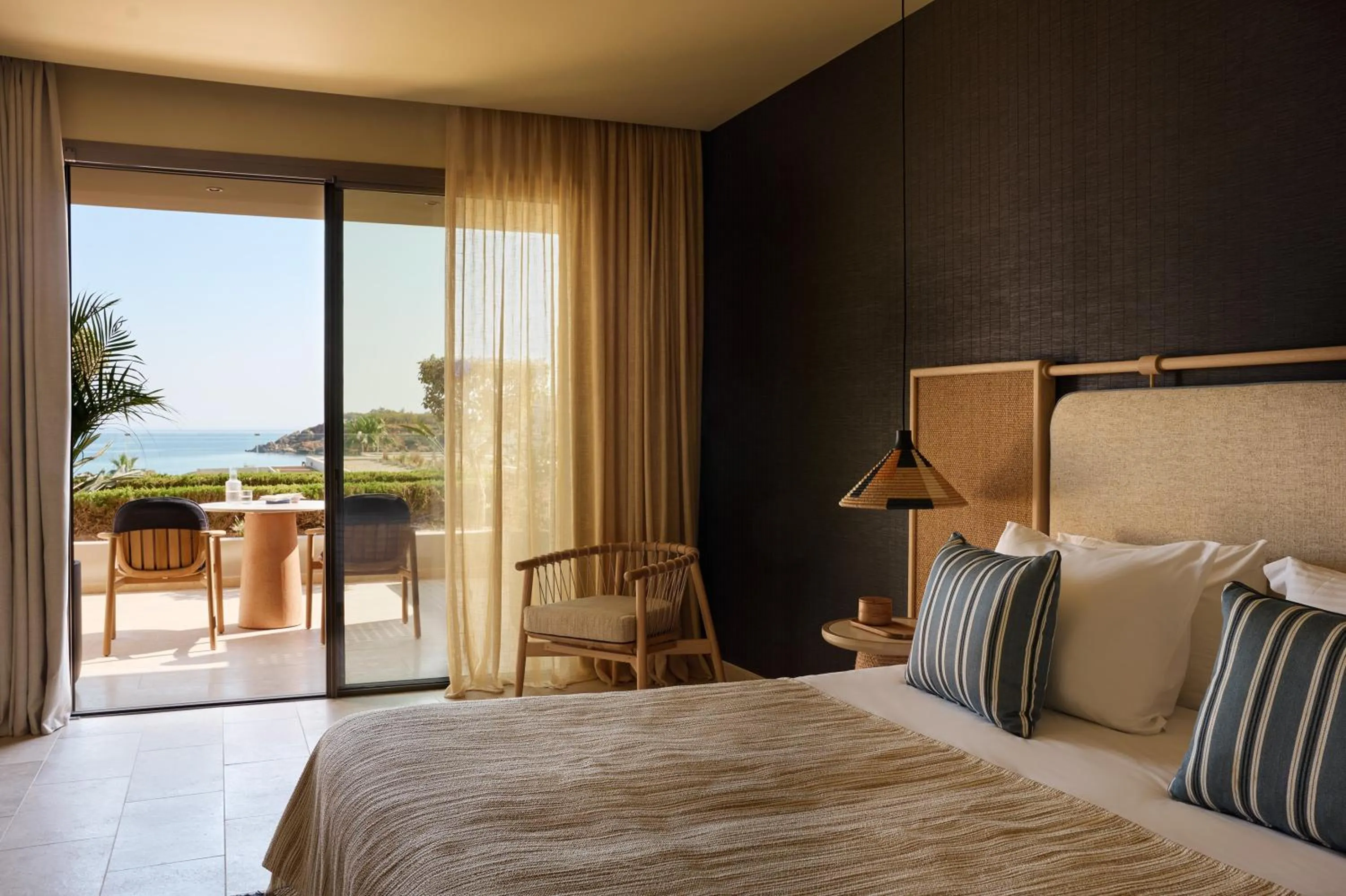 Bedroom, Bed in Atlantica Kalliston Resort - Adults Only