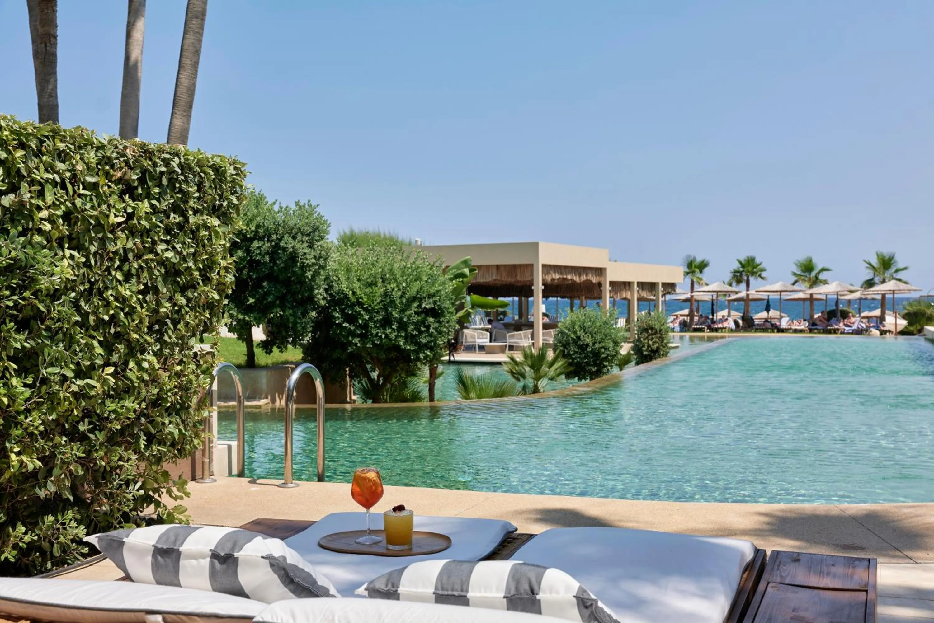 Pool view in Atlantica Kalliston Resort - Adults Only