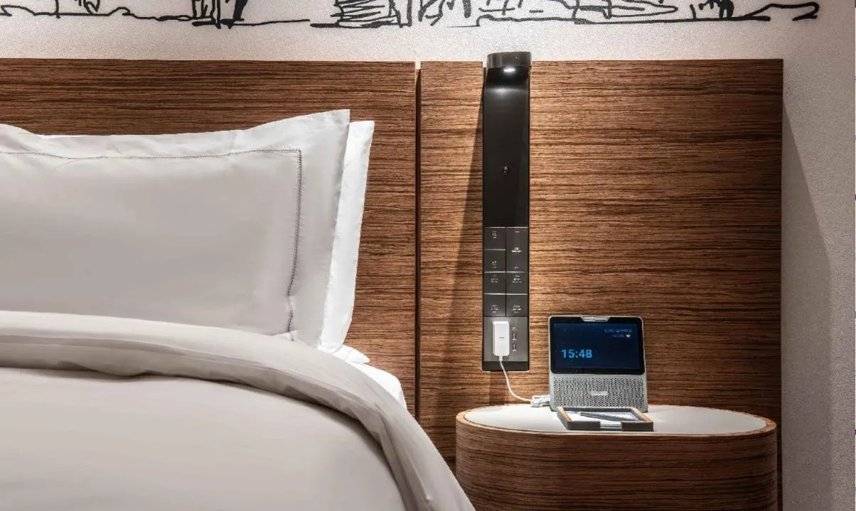 Bed in UrCove By Hyatt ShenZhen Futian Port