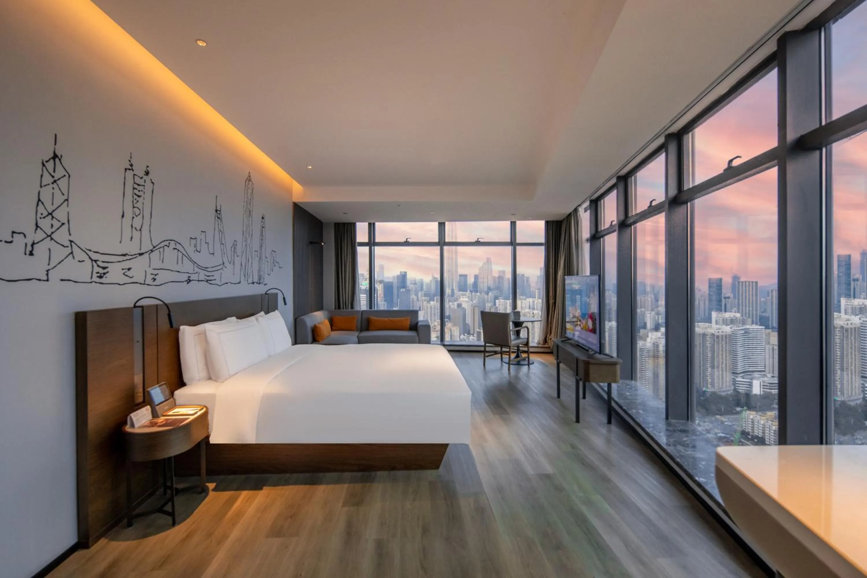 Photo of the whole room, Bed in UrCove By Hyatt ShenZhen Futian Port
