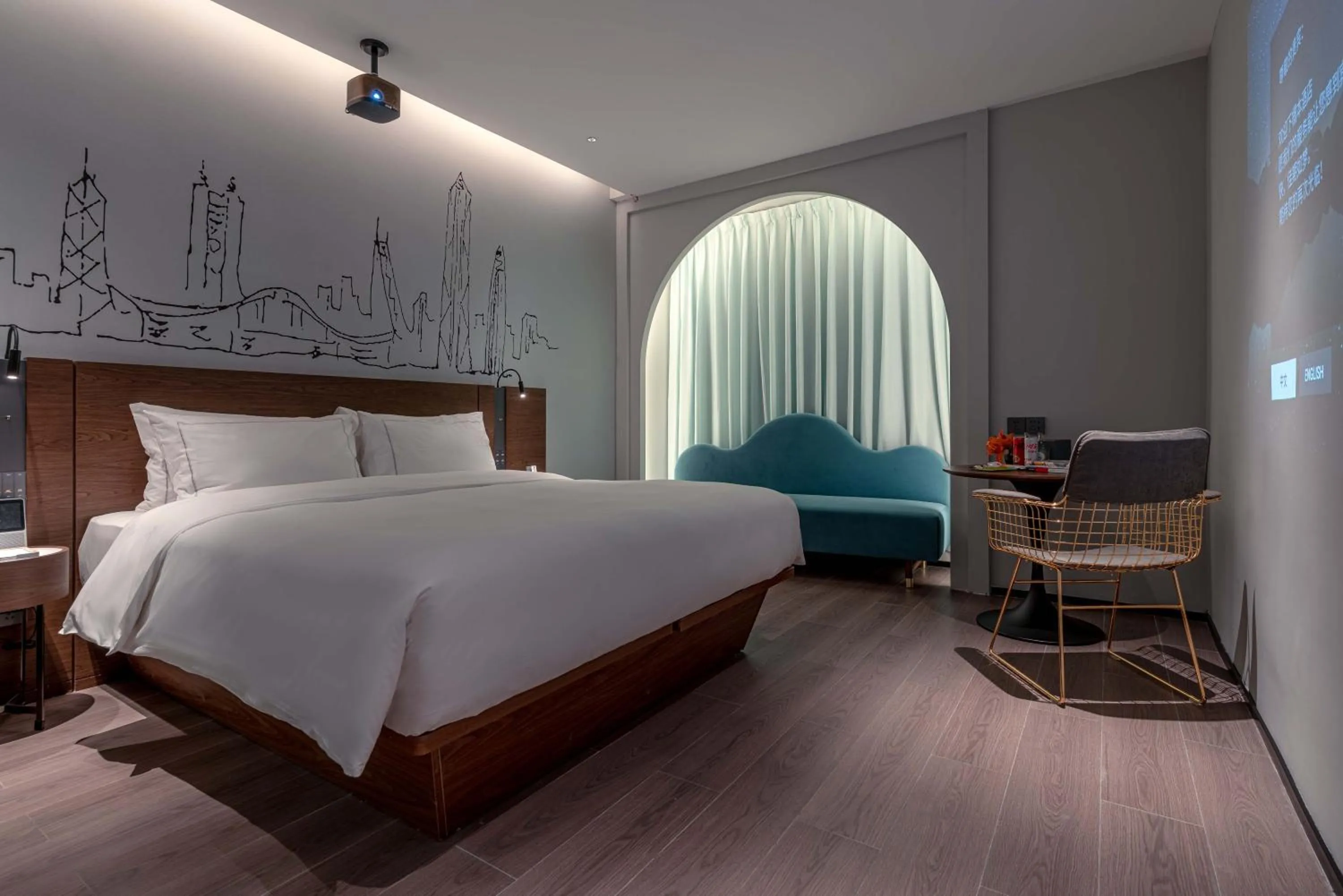 Bed in UrCove By Hyatt ShenZhen Futian Port
