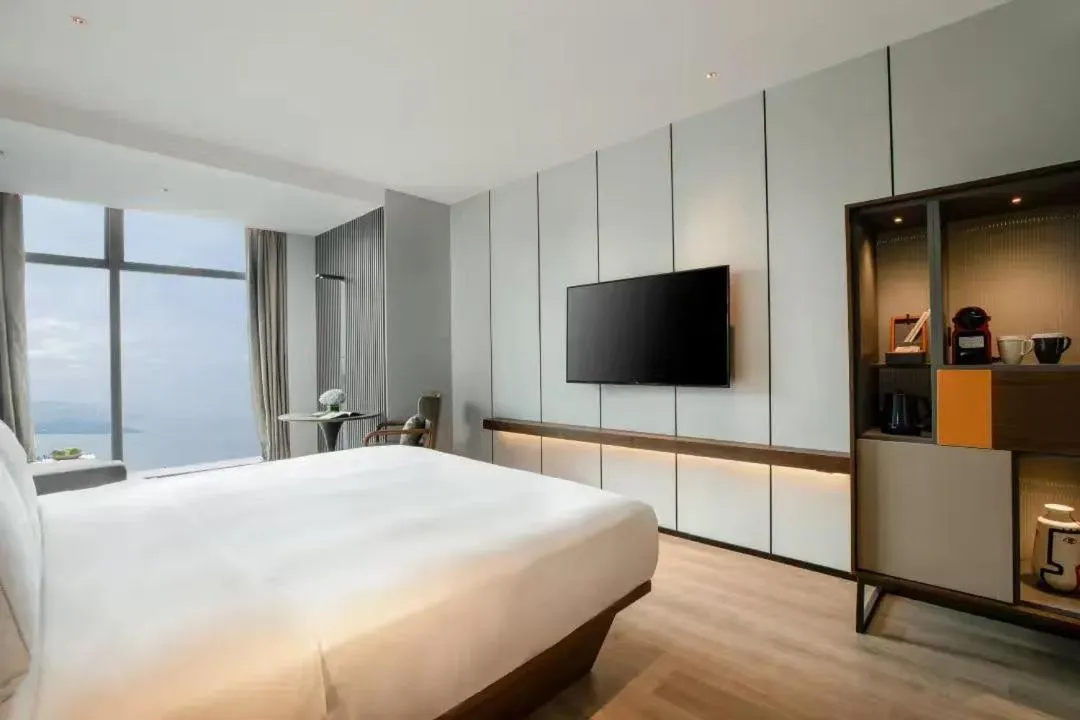 Bed in UrCove By Hyatt ShenZhen Futian Port