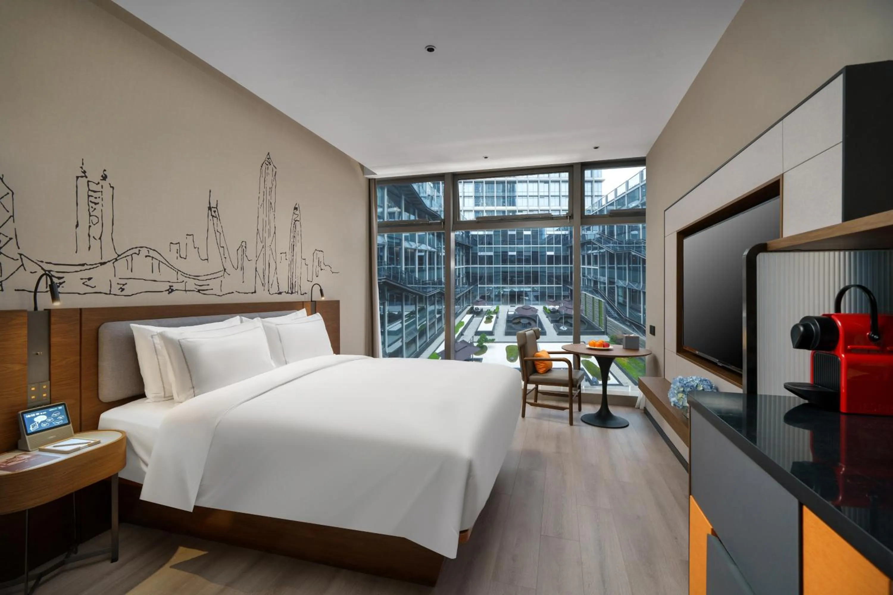 TV and multimedia, Bed in UrCove by HYATT Futian CBD