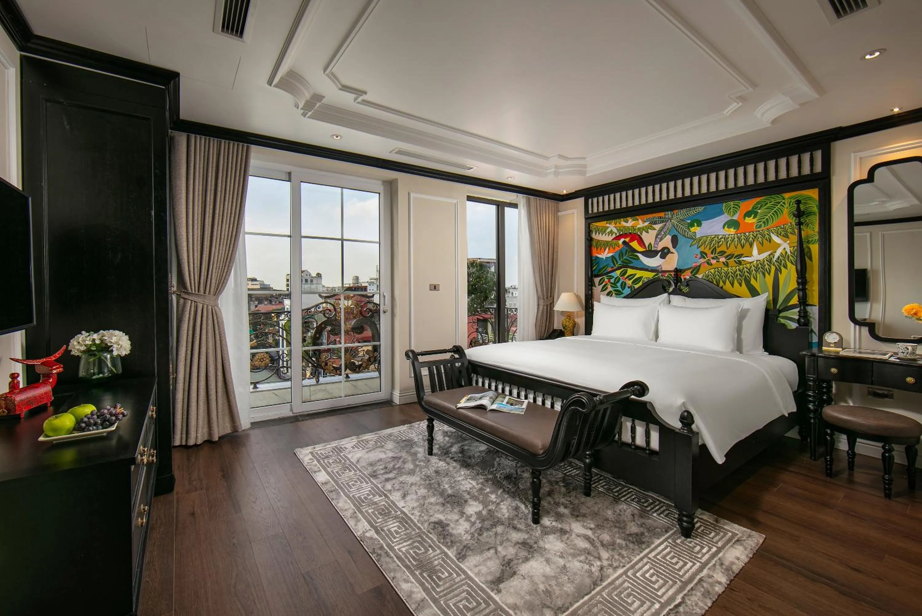 Photo of the whole room, Bed in Amira Hotel Hanoi