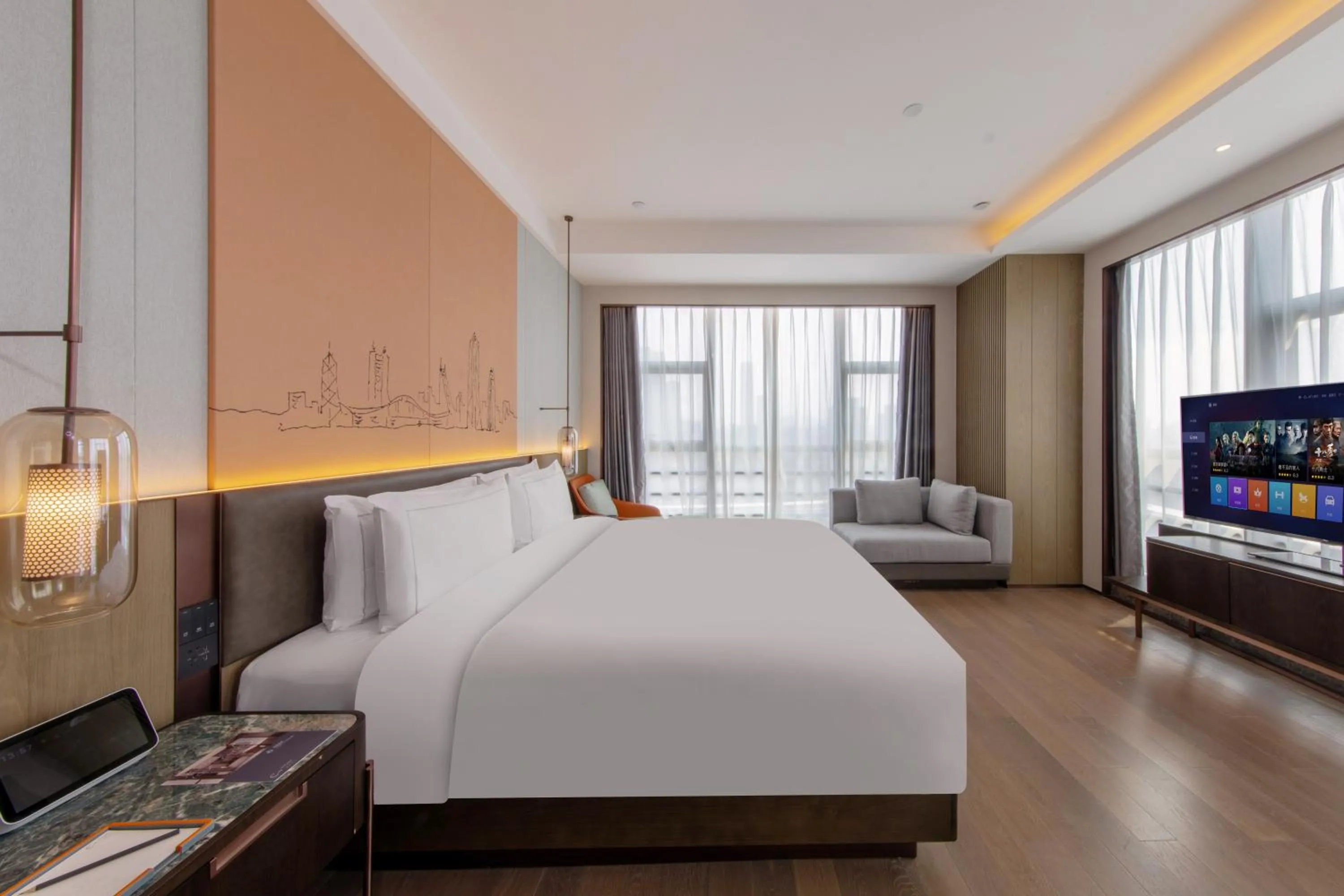 Bed in UrCove by HYATT Shenzhen Luohu
