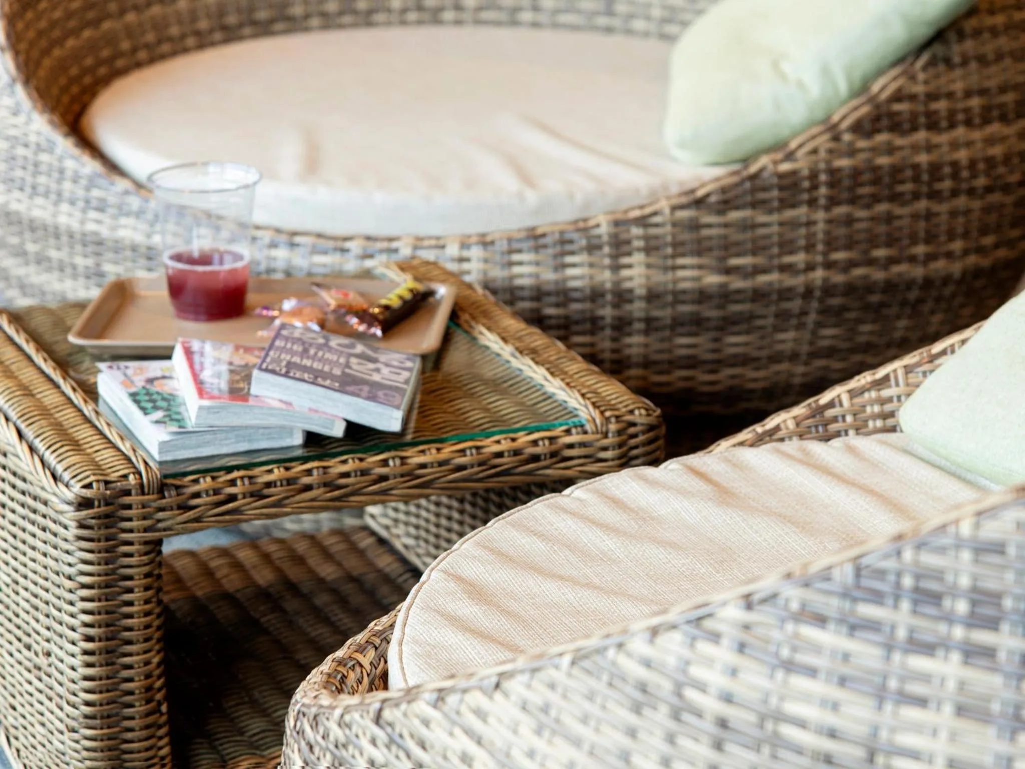 Seating area in Bali Resort SAYA no Kaze