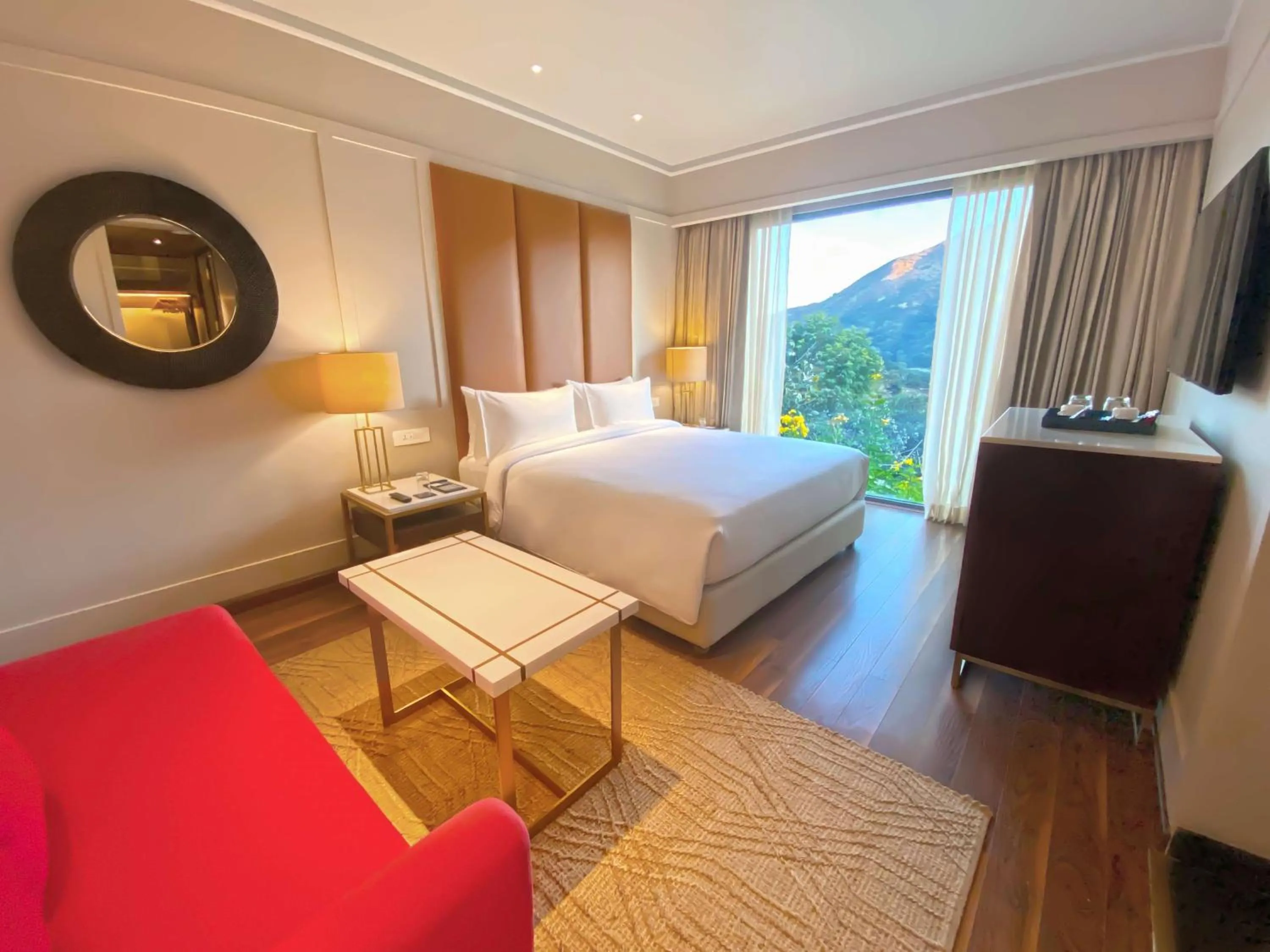 Bed in Radisson Blu Resort Kumbhalgarh