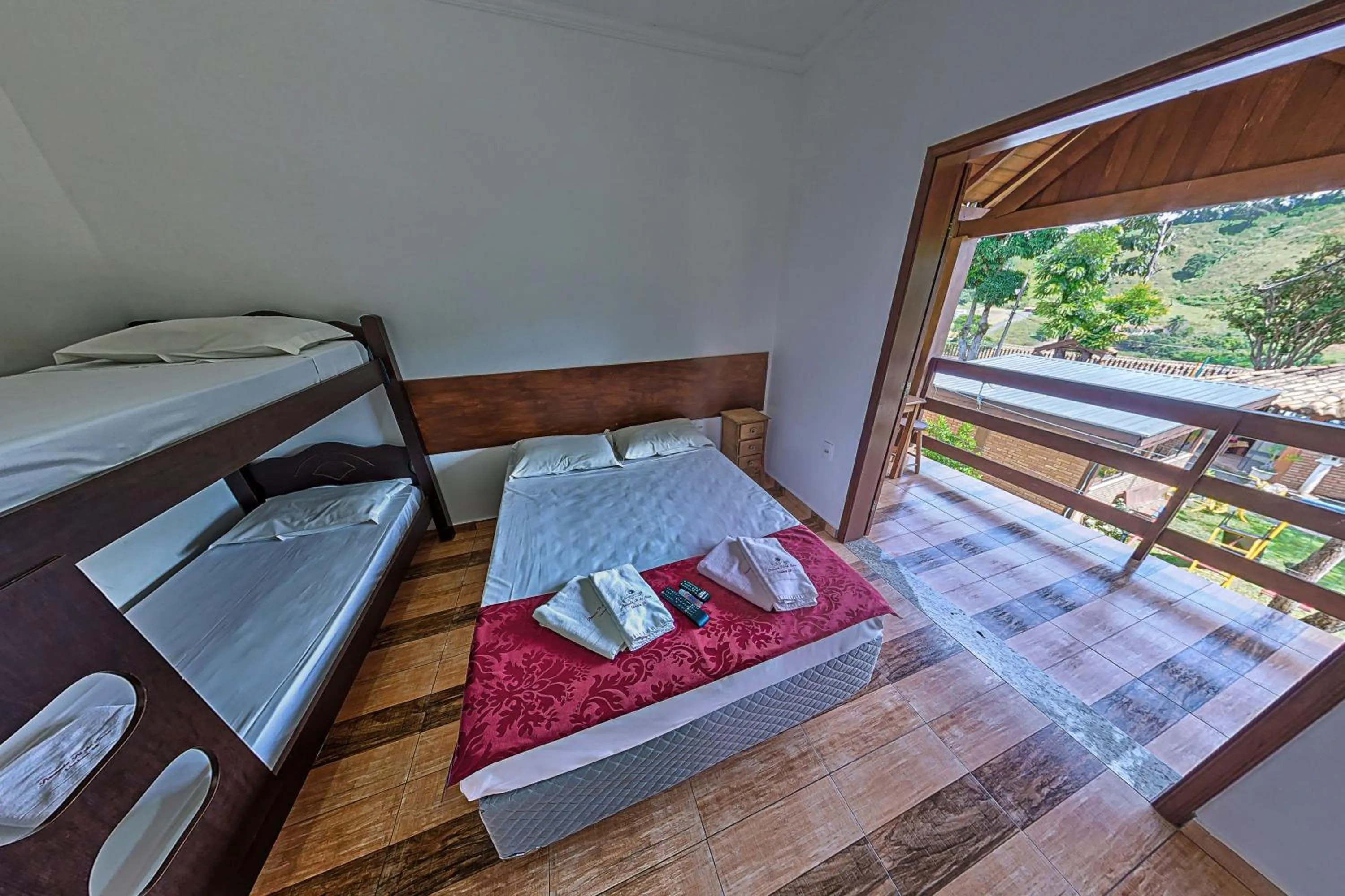 Bed in Pousada Pé da Serra