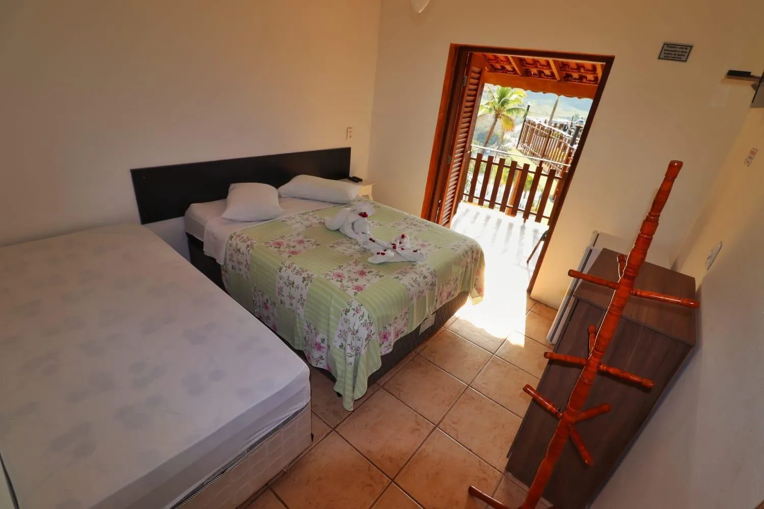 Bed in Pousada Pé da Serra