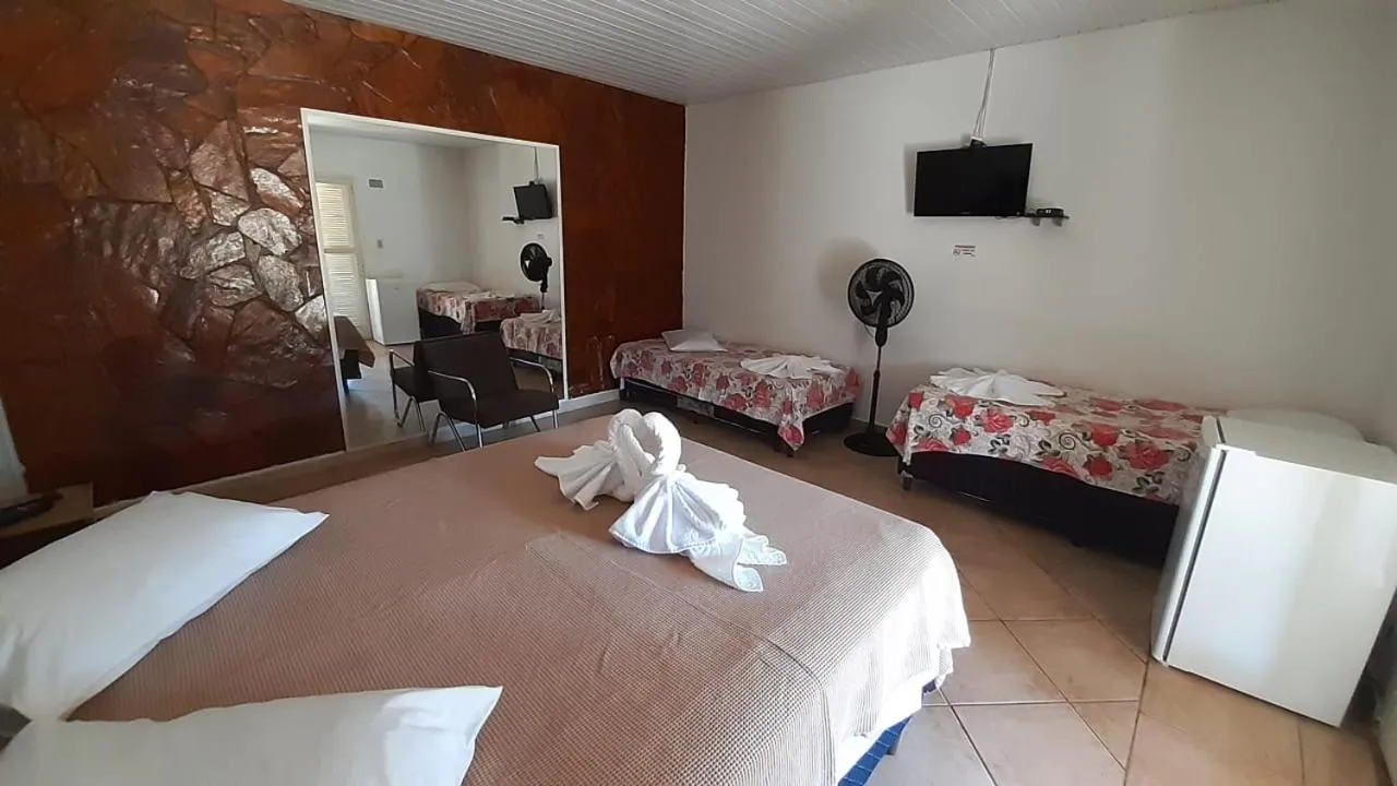 Bed in Pousada Pé da Serra