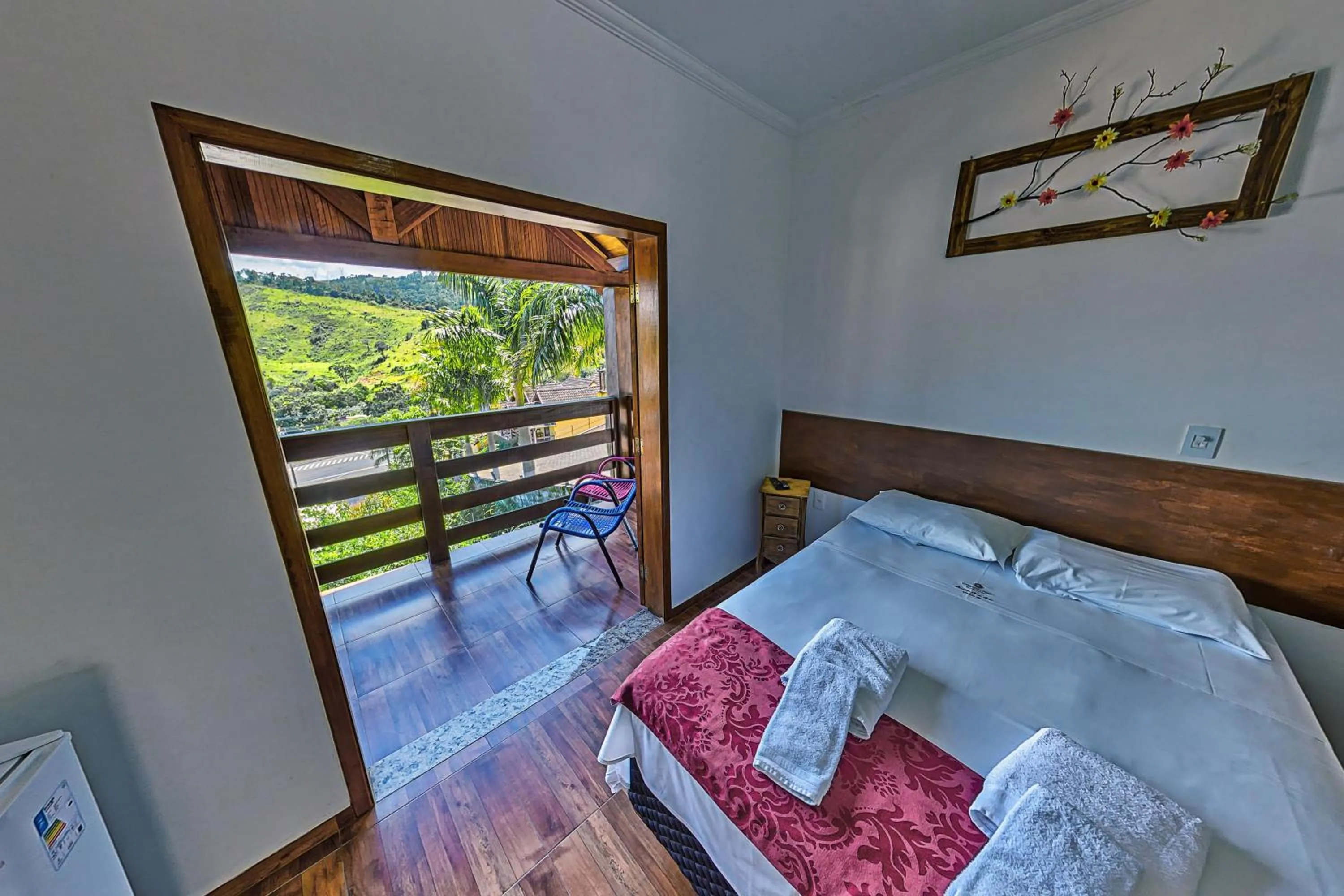 Bed in Pousada Pé da Serra