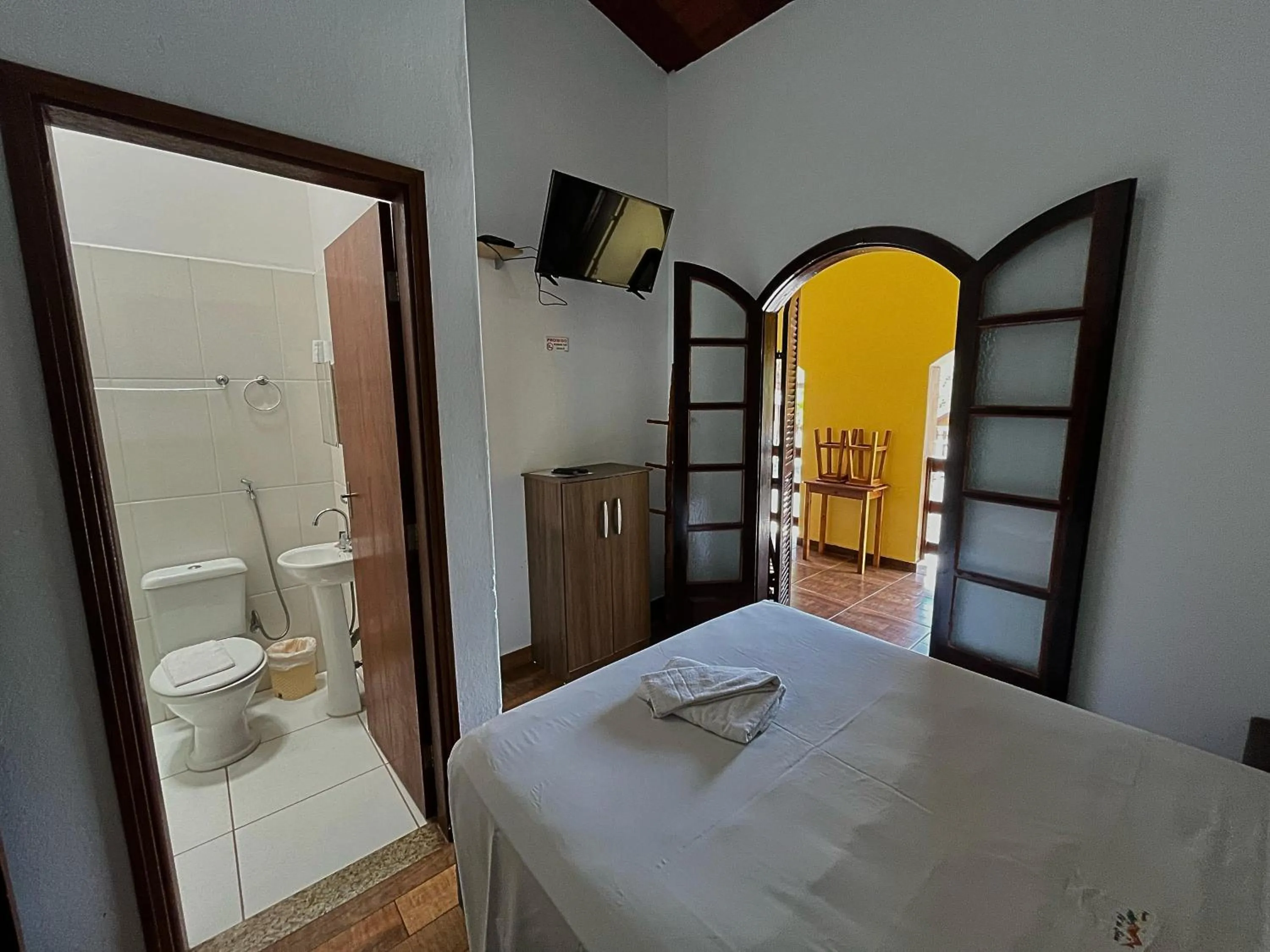 Bed in Pousada Pé da Serra