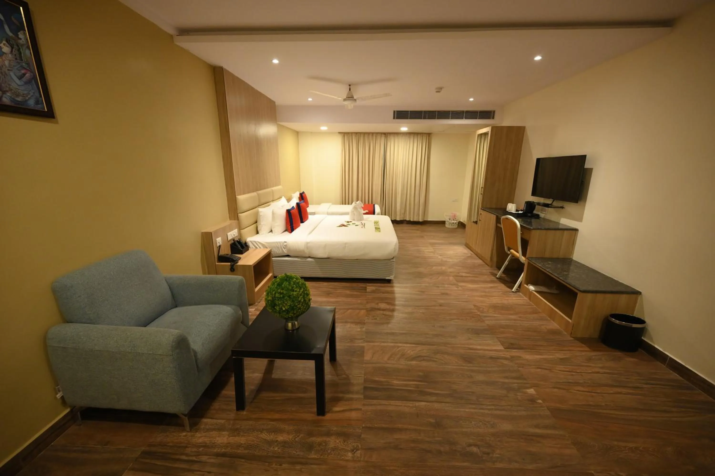 Bed in Spree One Resort And Convention Annavaram