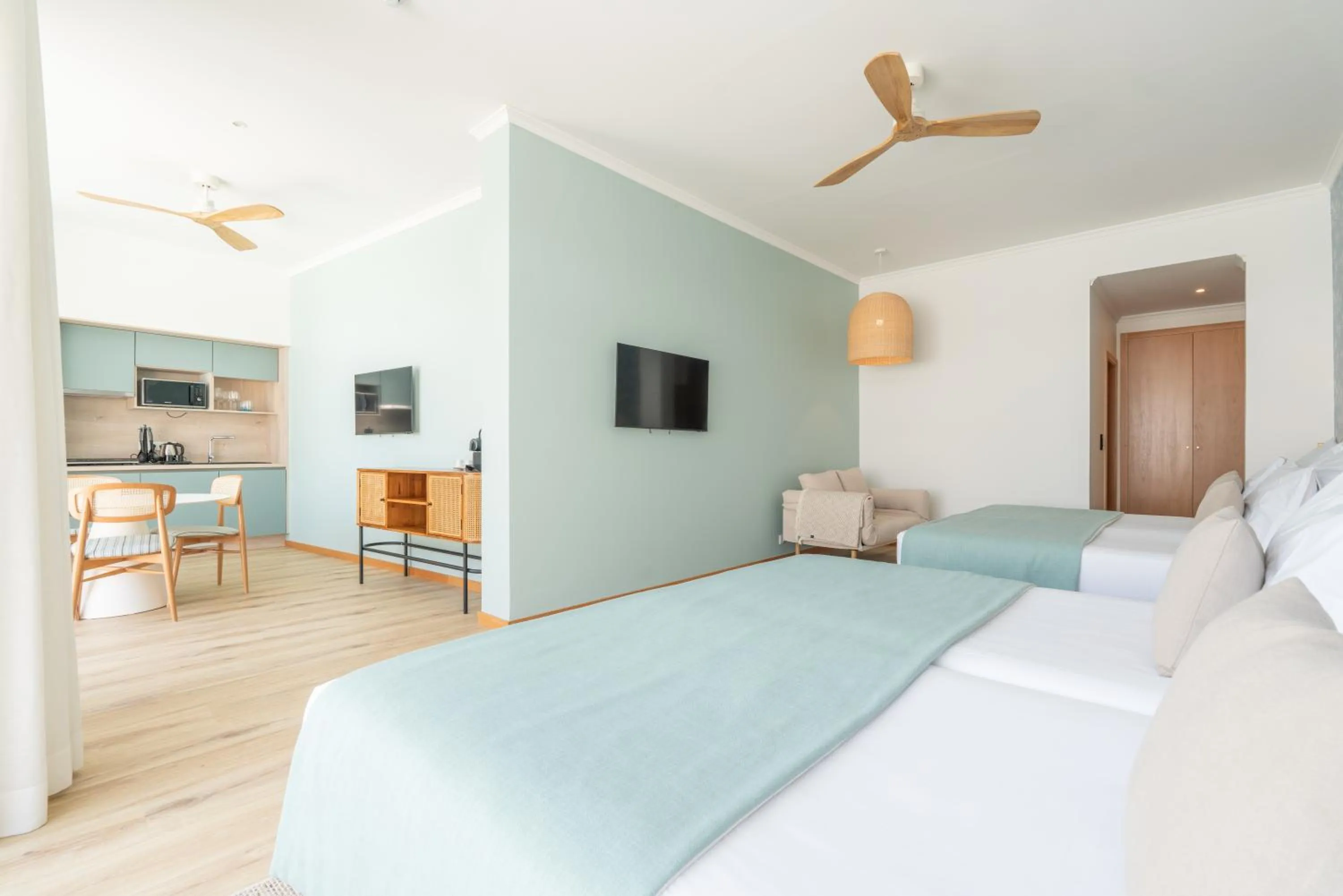 Bedroom, Bed in Studios by Aqua Natura Hotels
