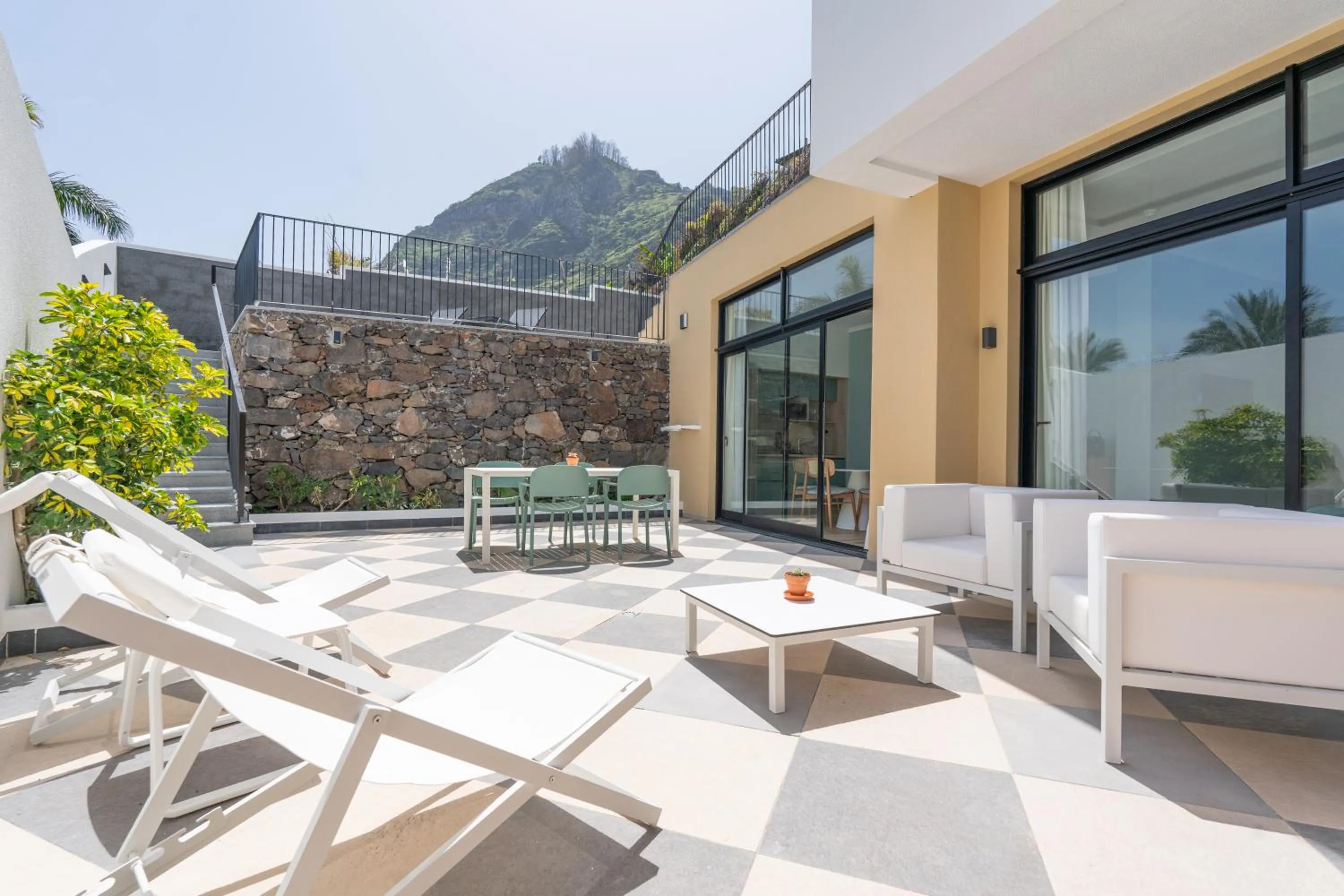 Balcony/Terrace in Studios by Aqua Natura Hotels