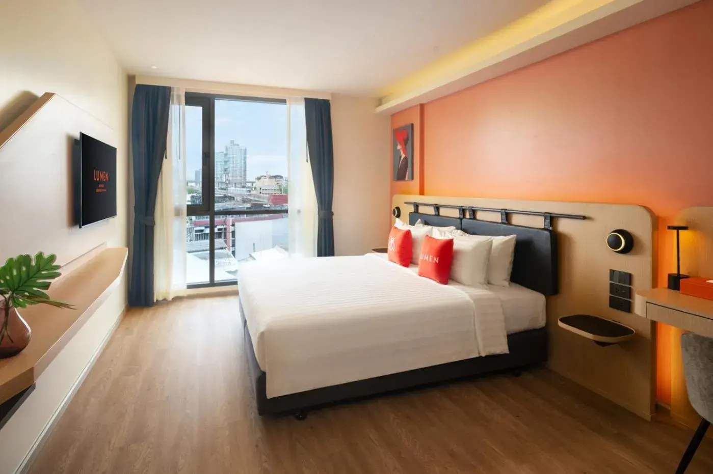 Lumen City View King in Lumen Bangkok Udomsuk Station Lumen City View King in Lumen Bangkok Udomsuk Station