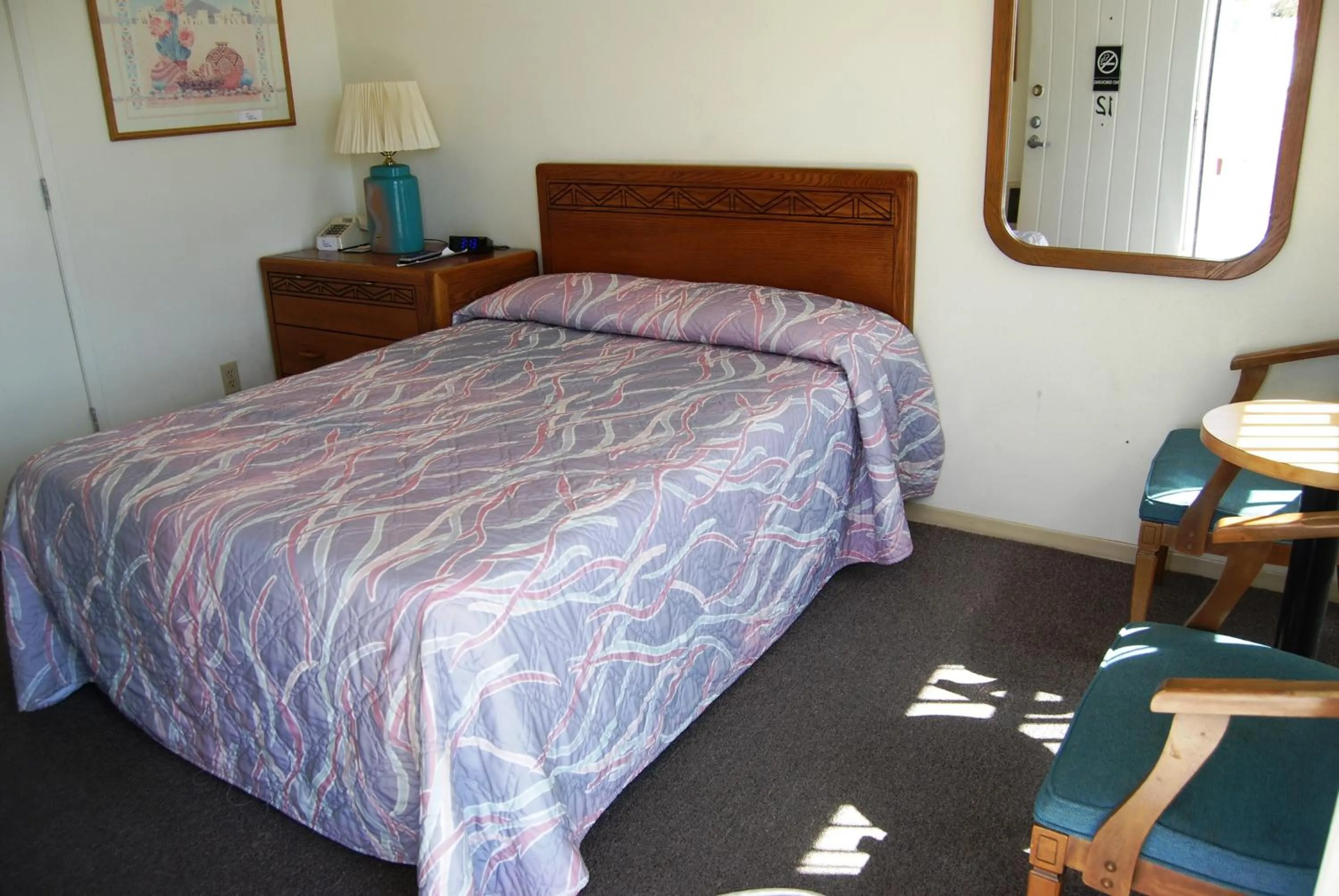 Bed in Redwood Motel