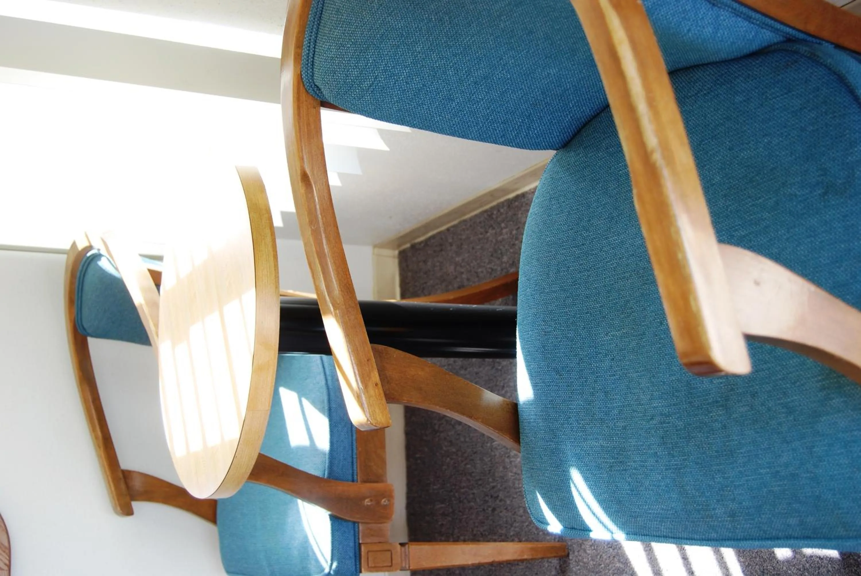 Seating area in Redwood Motel