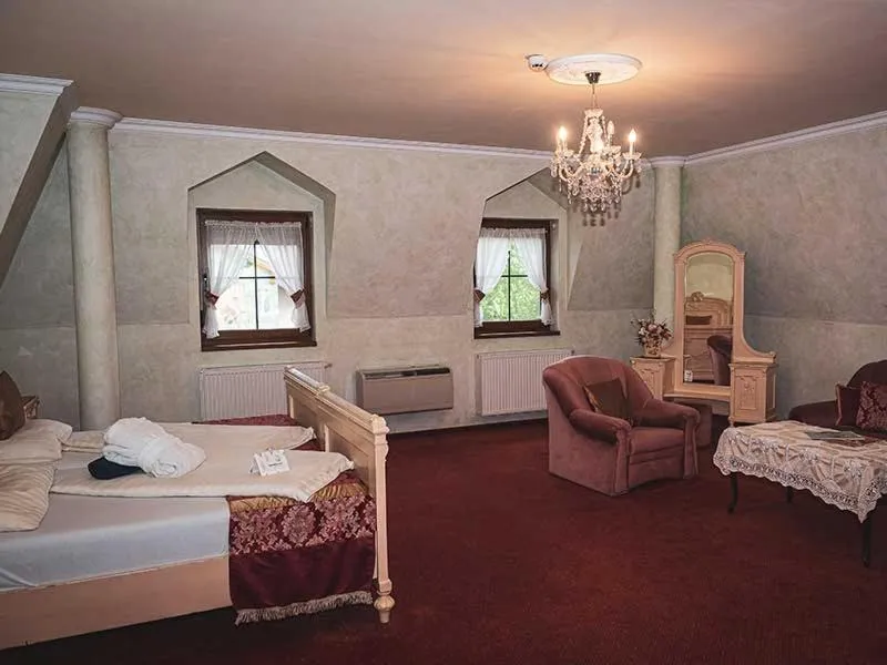 Bed in Hétkúti Wellness Hotel