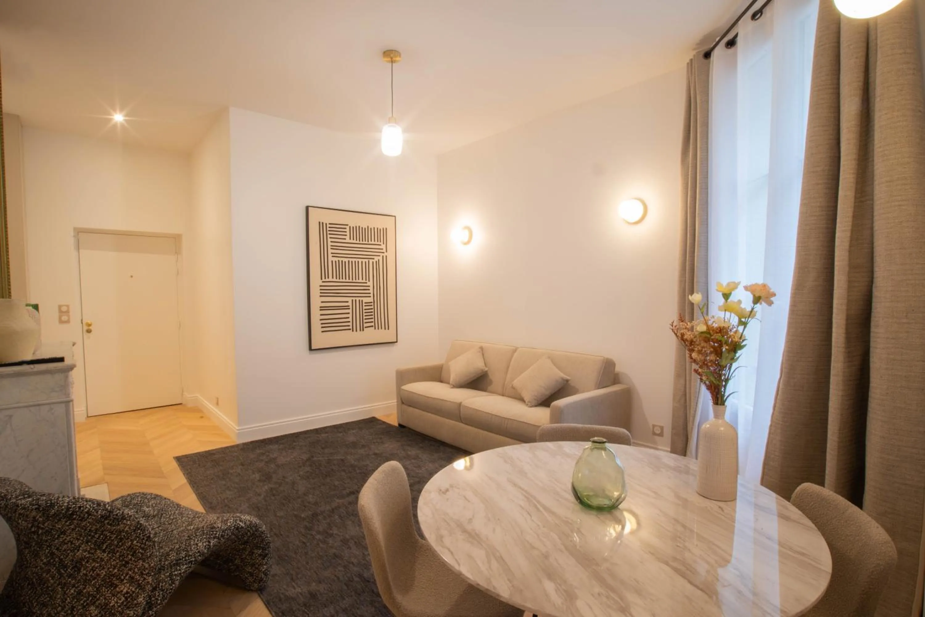 Living room in Quartier Libre Madeleine