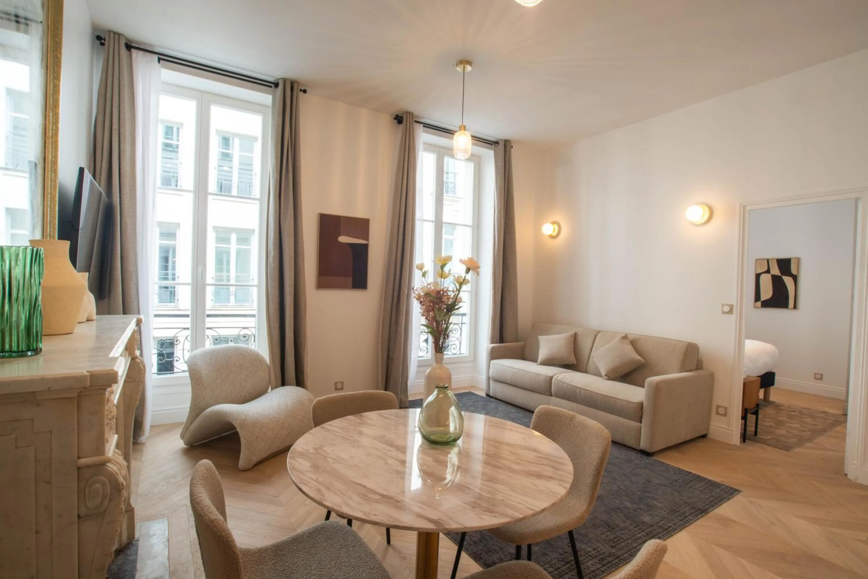 Living room in Quartier Libre Madeleine