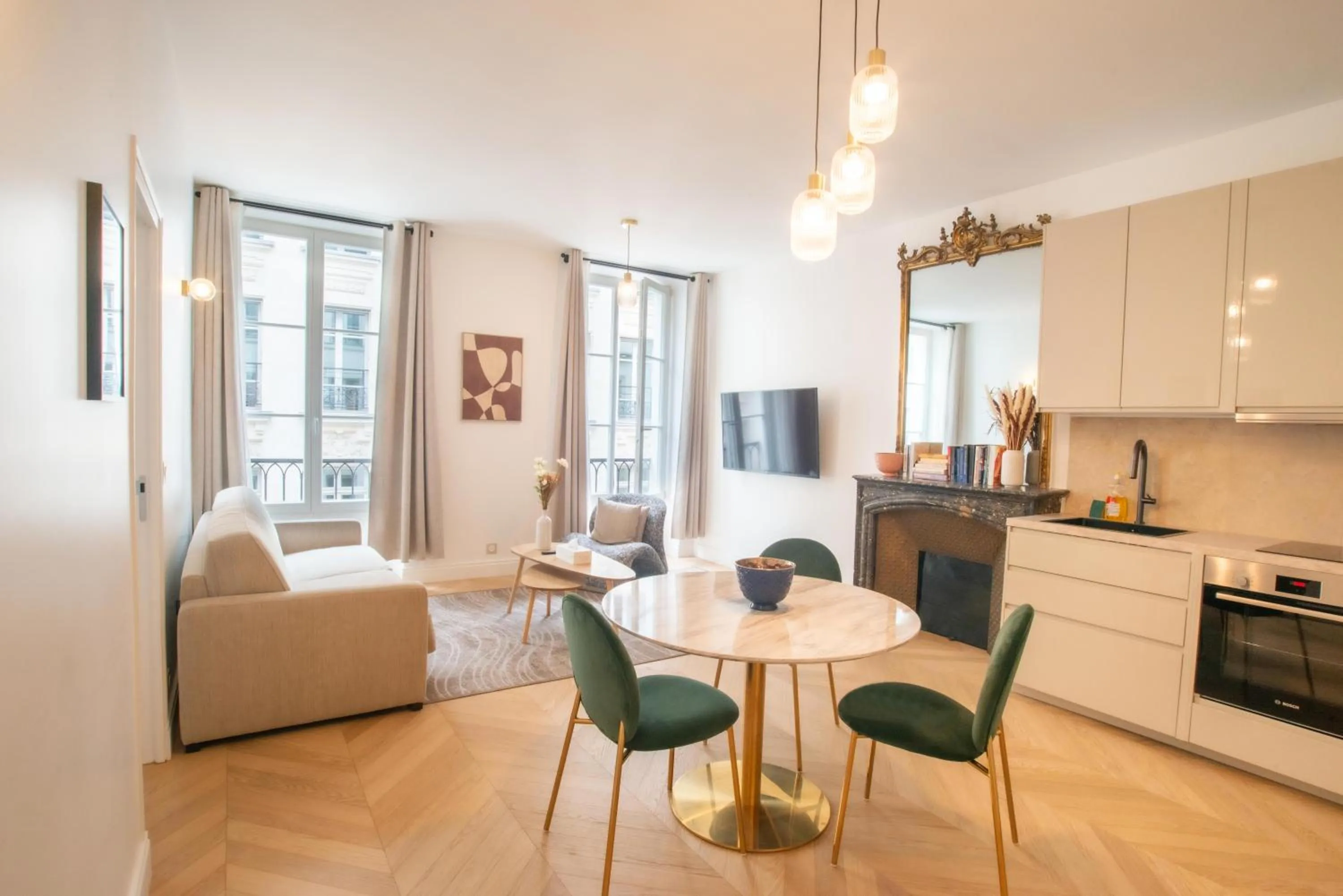 Living room in Quartier Libre Madeleine