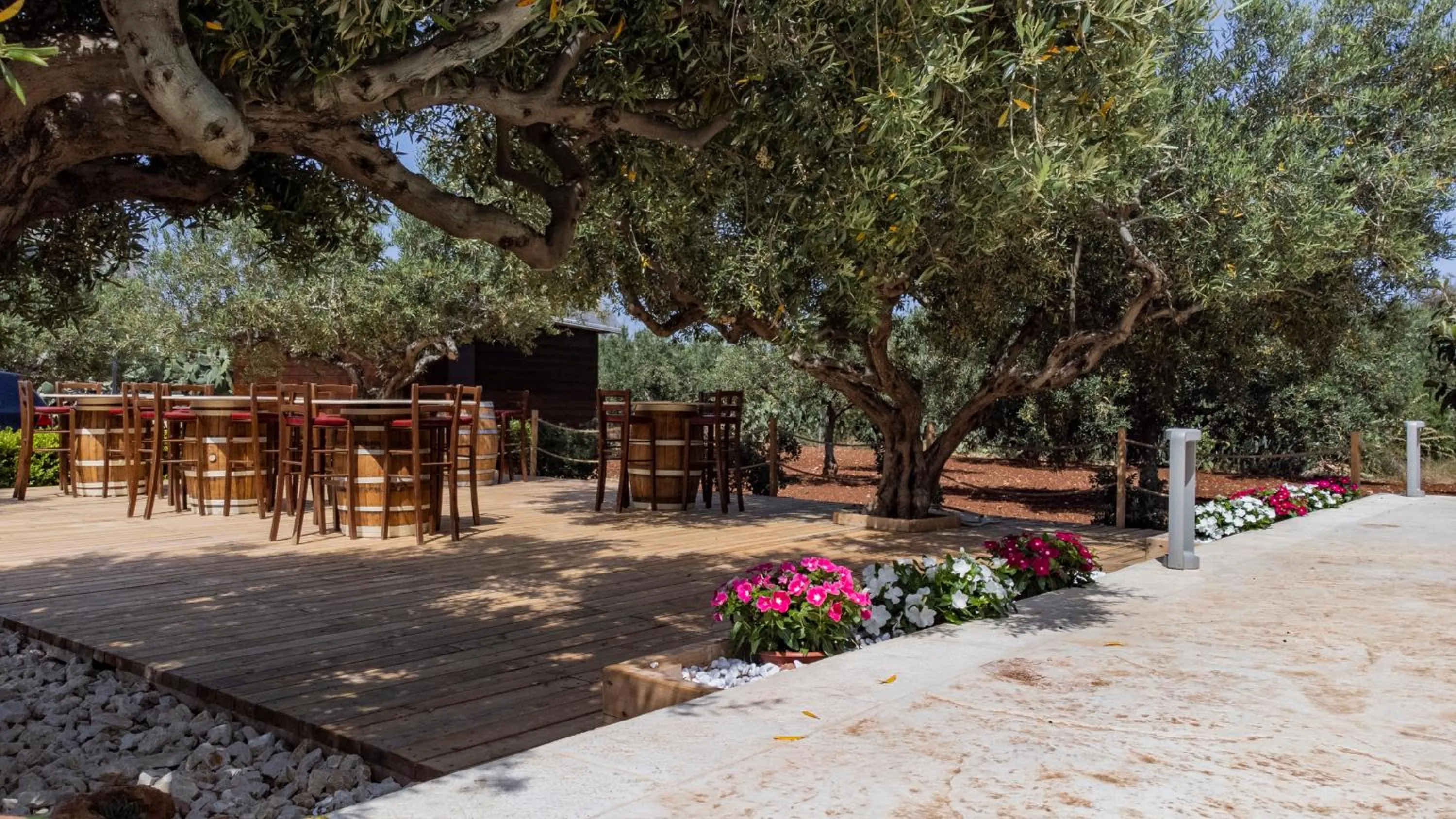 Garden view in B&B Pietre Preziose