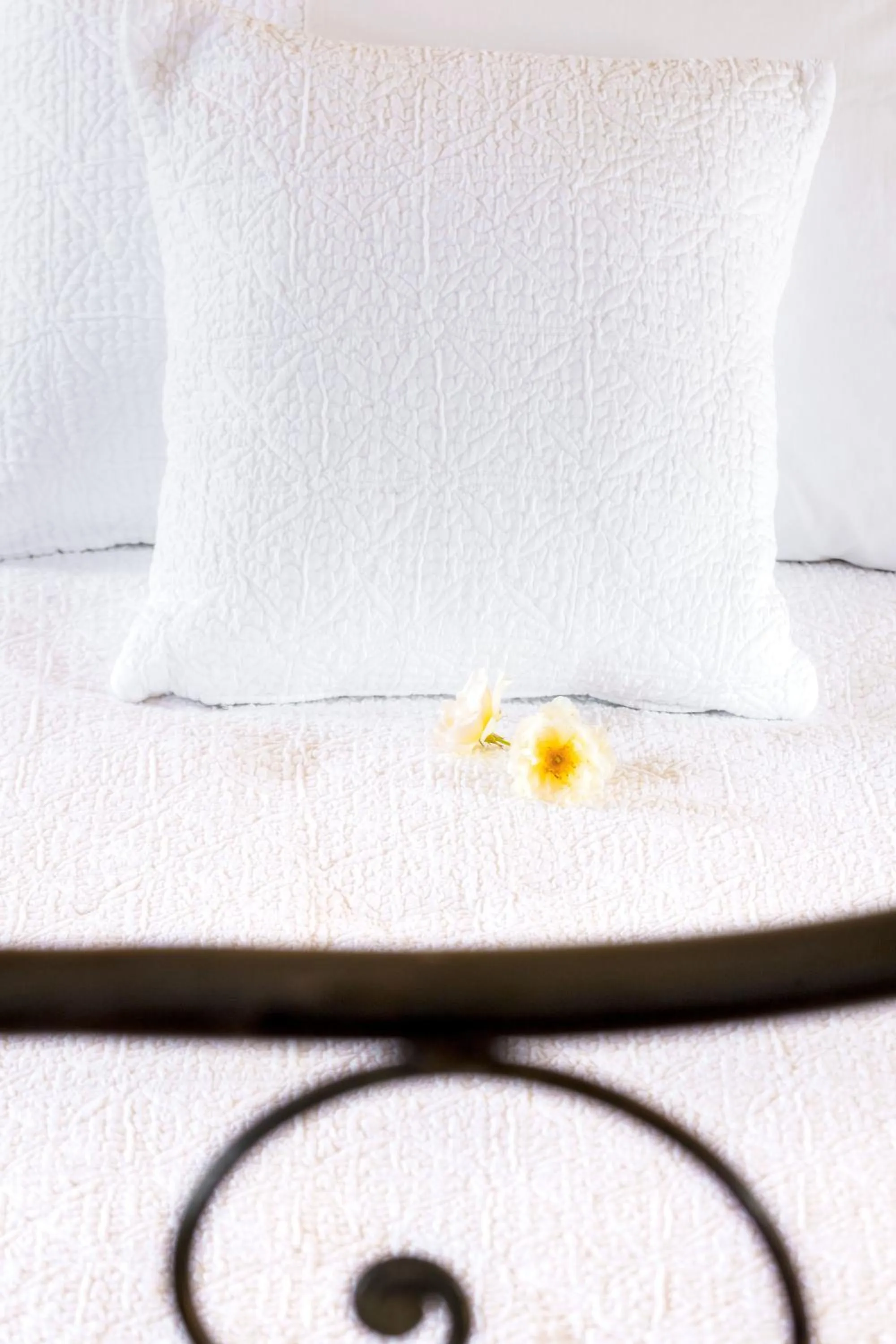 Decorative detail, Bed in Corte della Maestà Antica Residenza