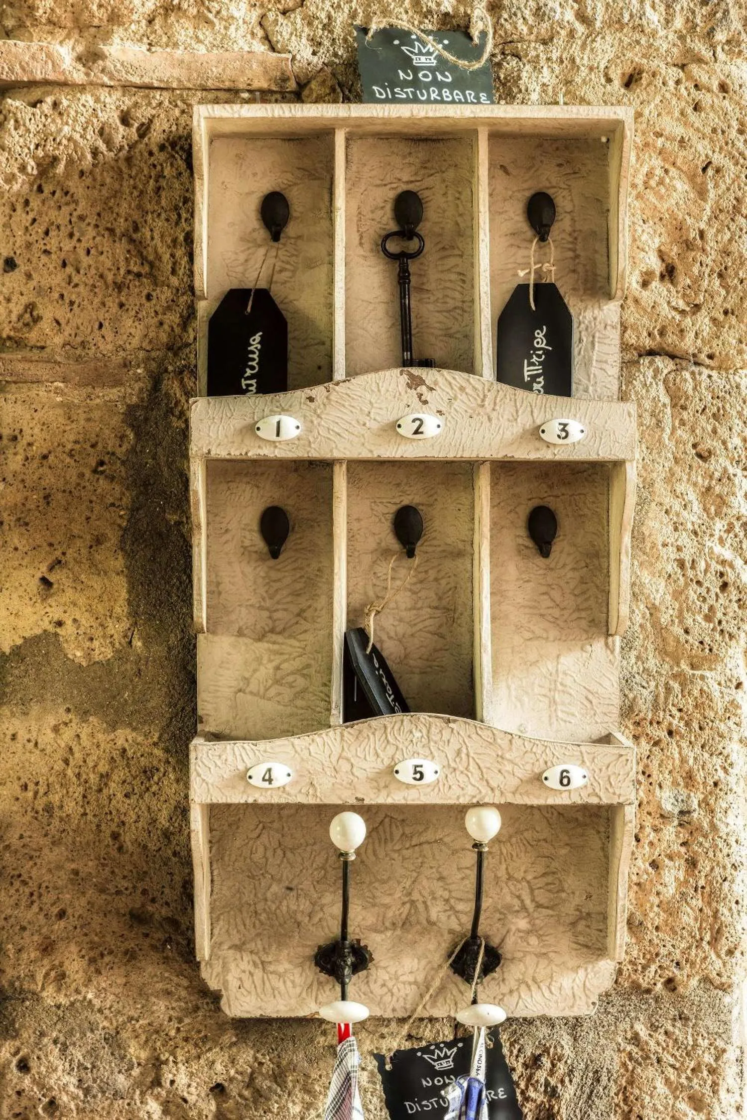 Decorative detail in Corte della Maestà Antica Residenza