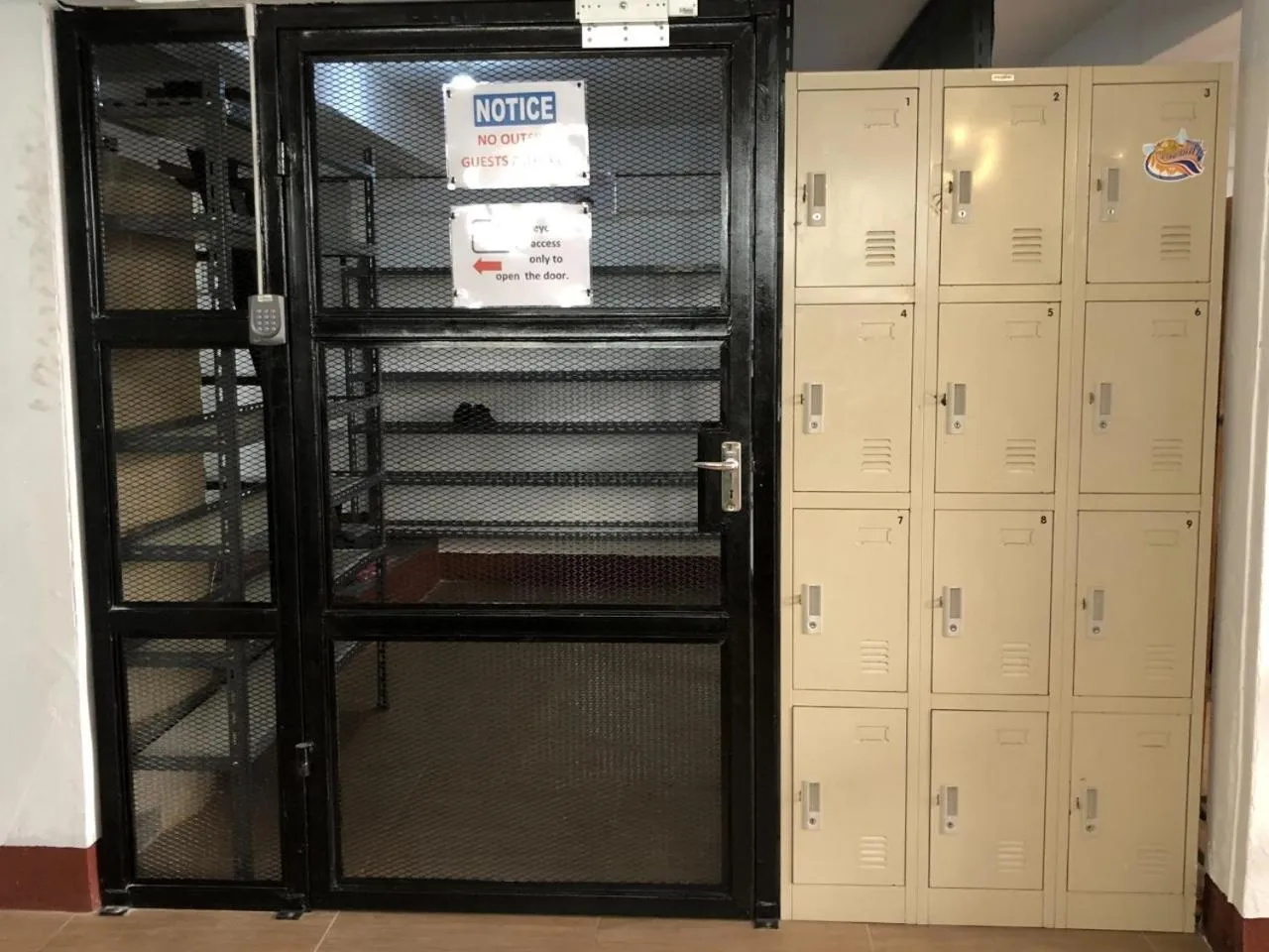 Facade/entrance in PLOY Hostel