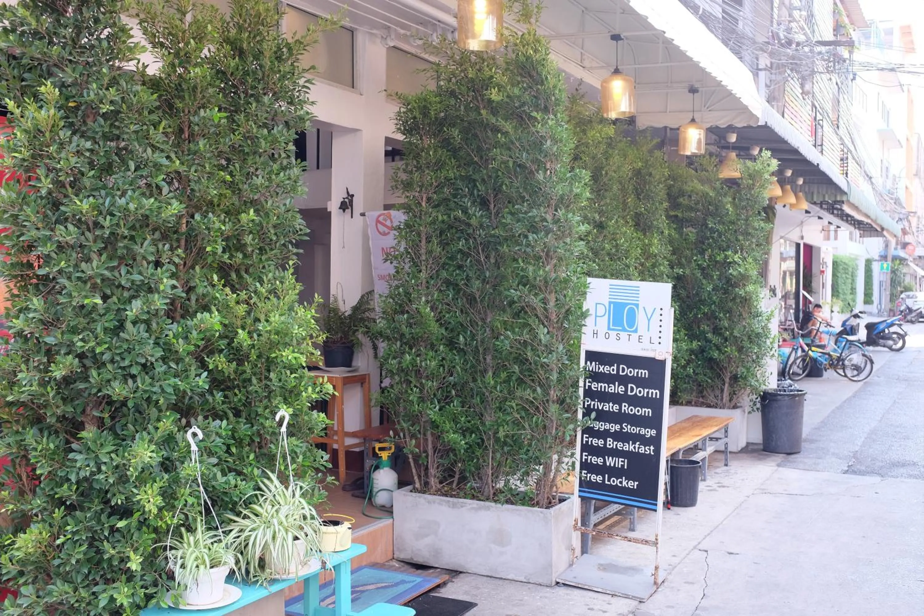 Garden in PLOY Hostel