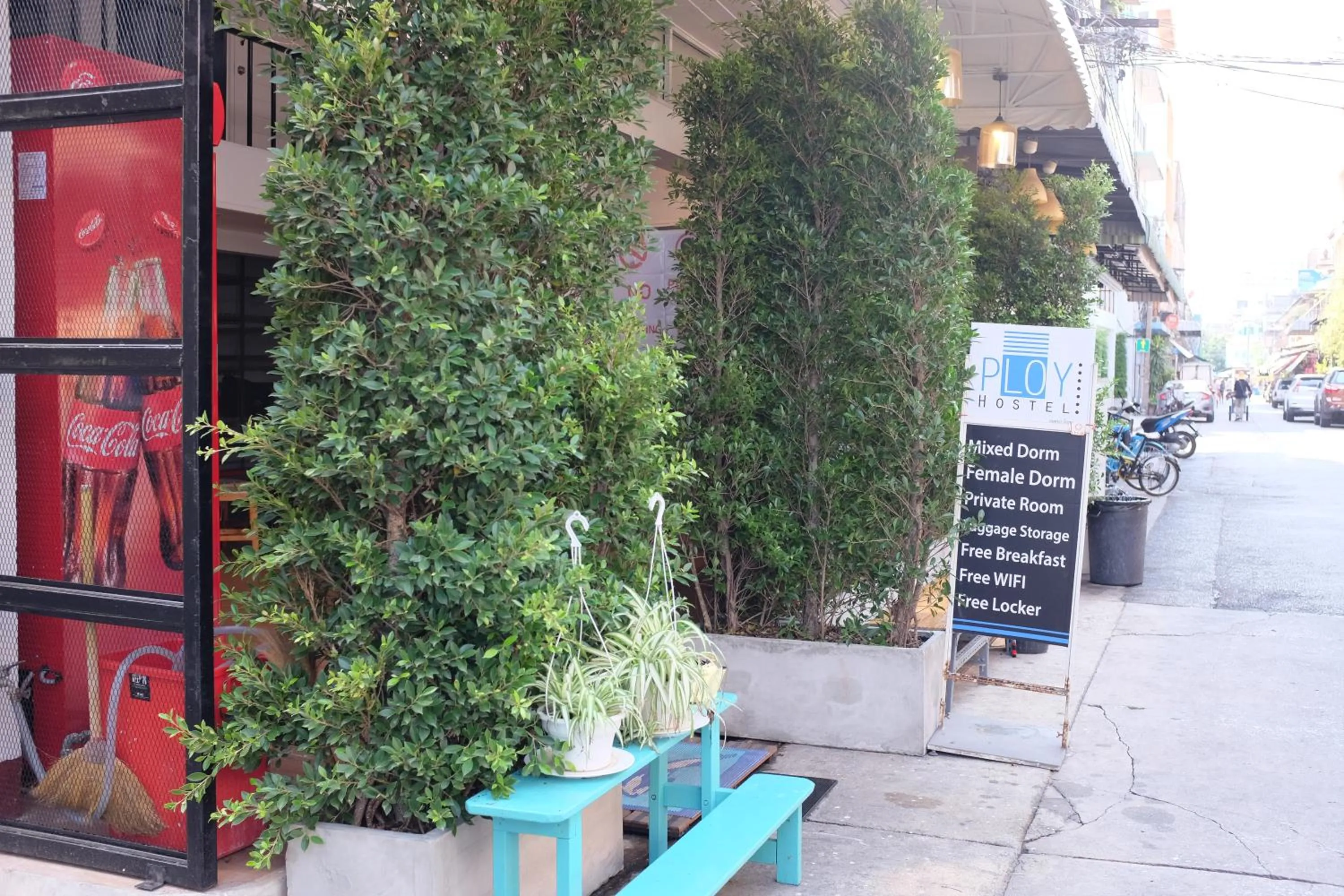 Garden in PLOY Hostel