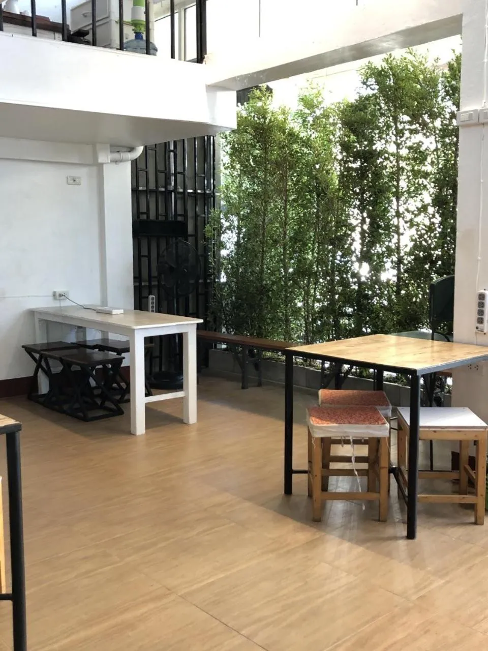 Dining area in PLOY Hostel