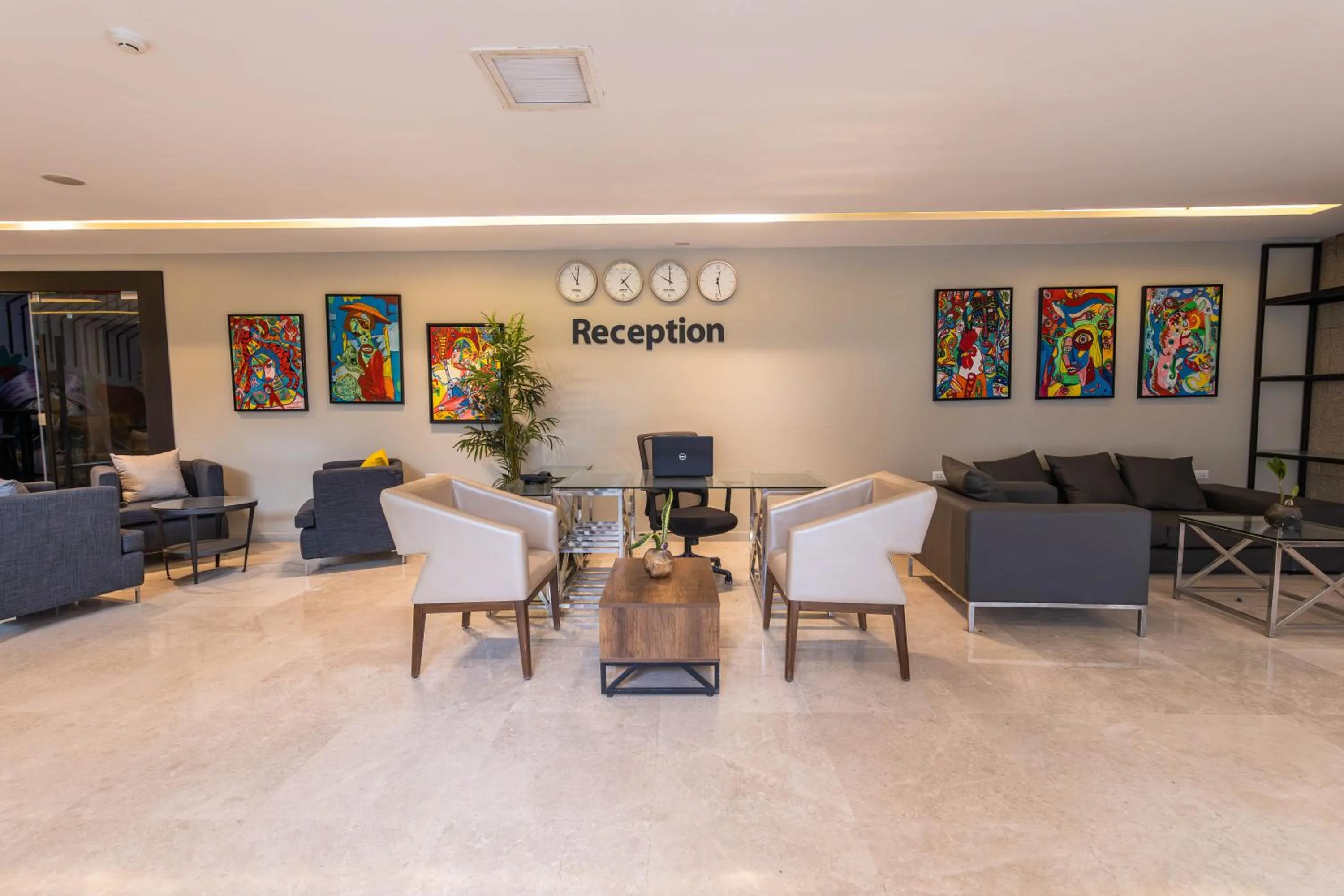 Lobby or reception in Boho Boutique Hotel Amman