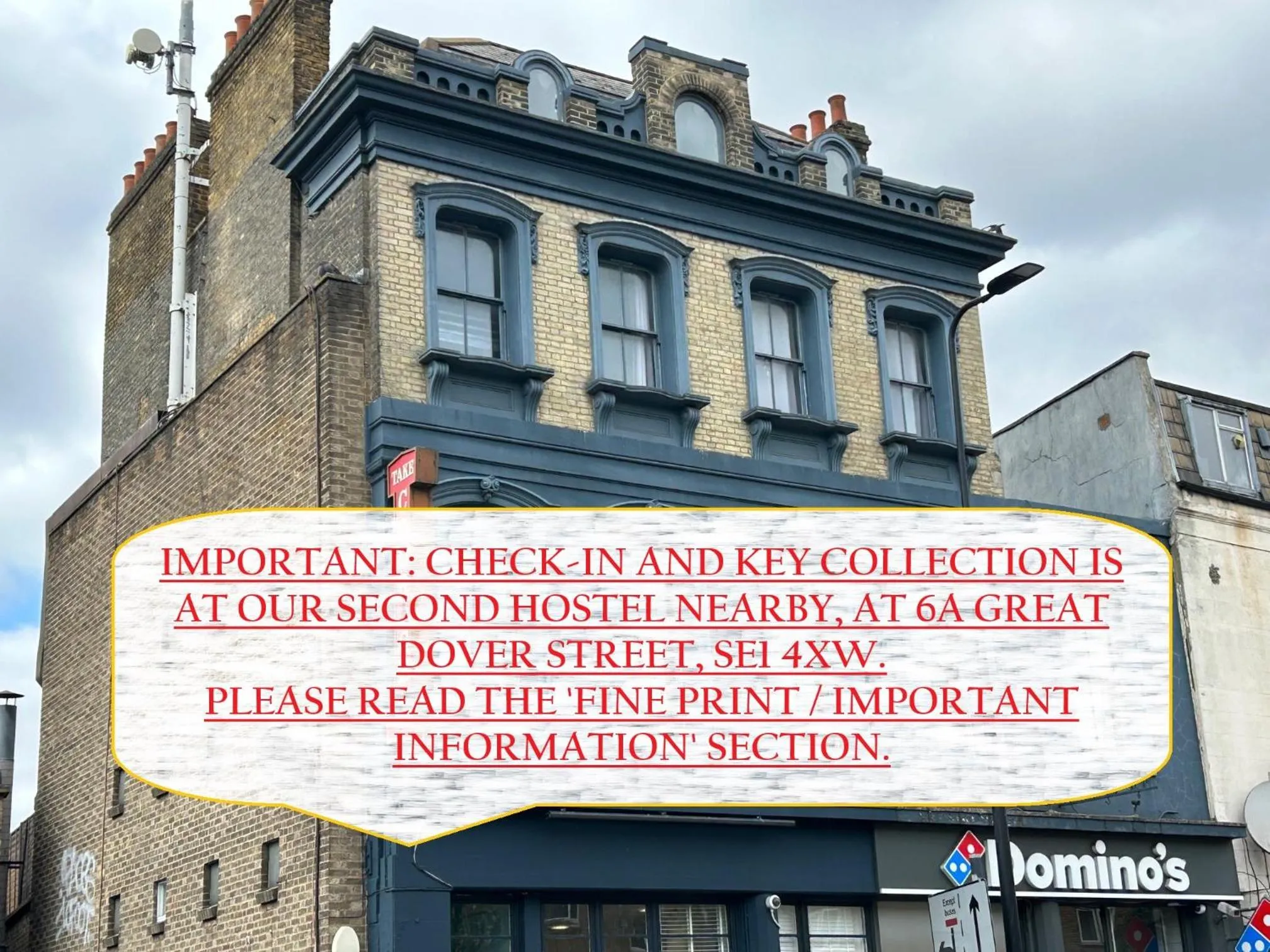 Property building in Cricketers Hostel