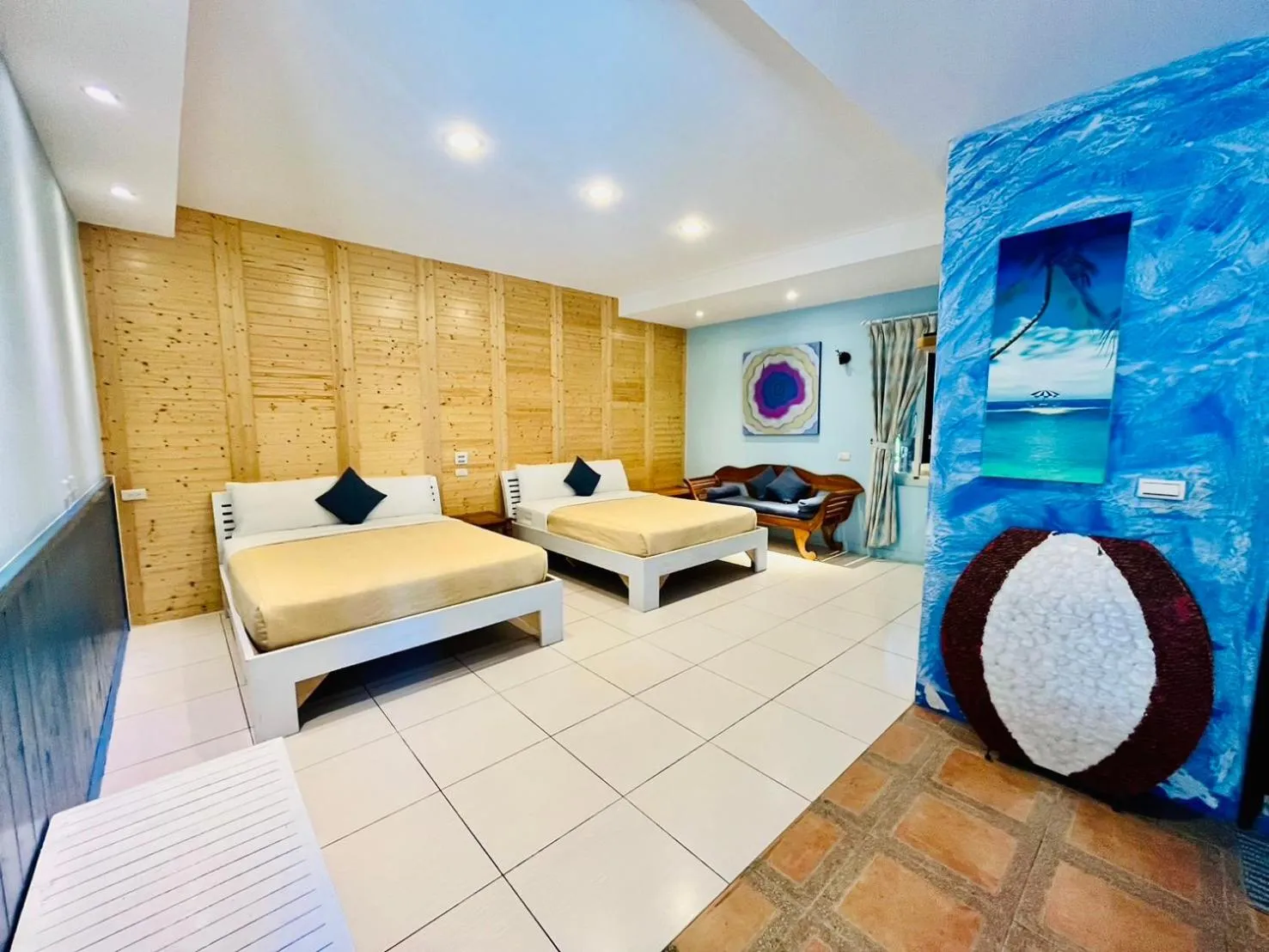 Bed in Hai Yuan Bungalow II