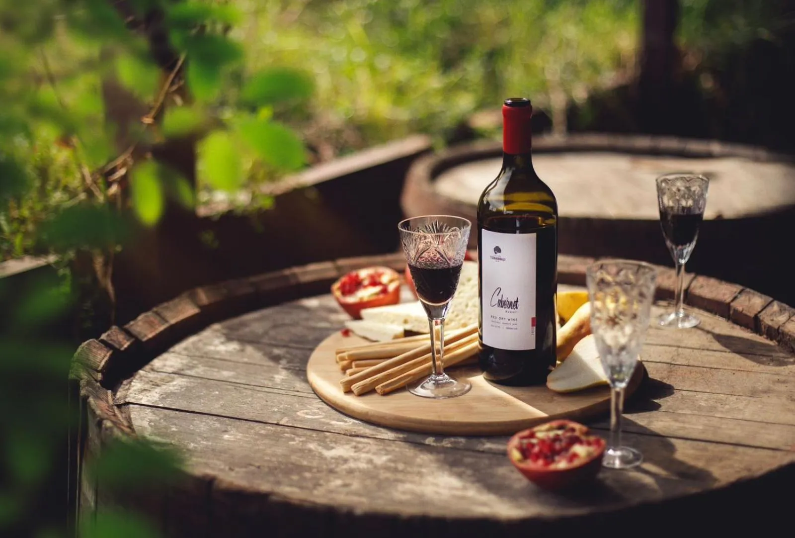 Alcoholic drinks in Chateau Tsinandali Hotel