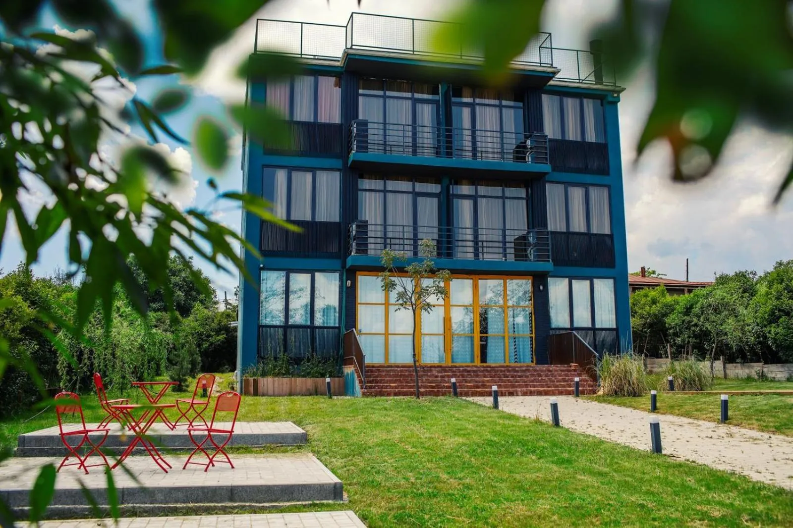 Property building in Chateau Tsinandali Hotel