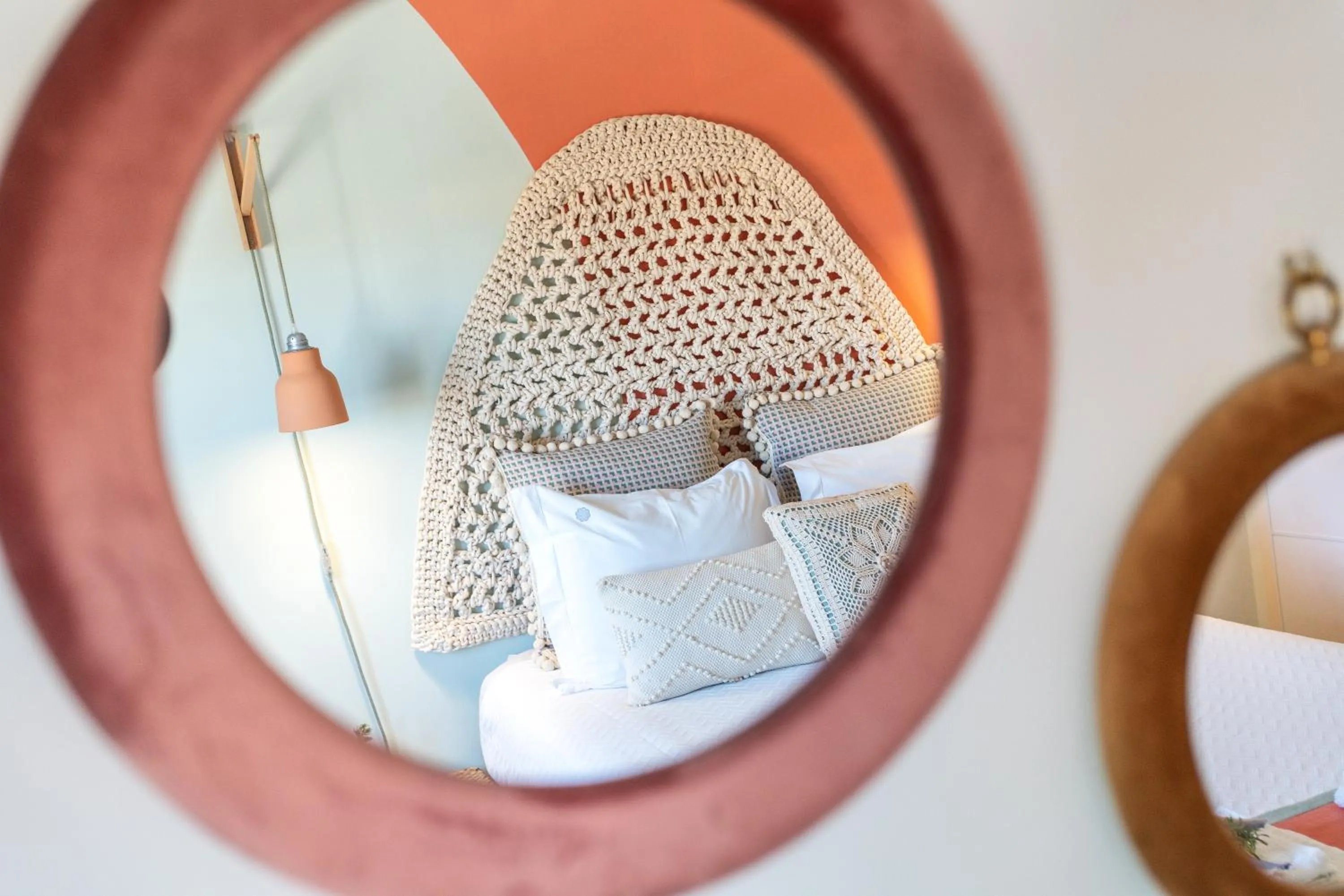 Decorative detail, Bed in Casas da Formosa - Downtown Alegria B&B