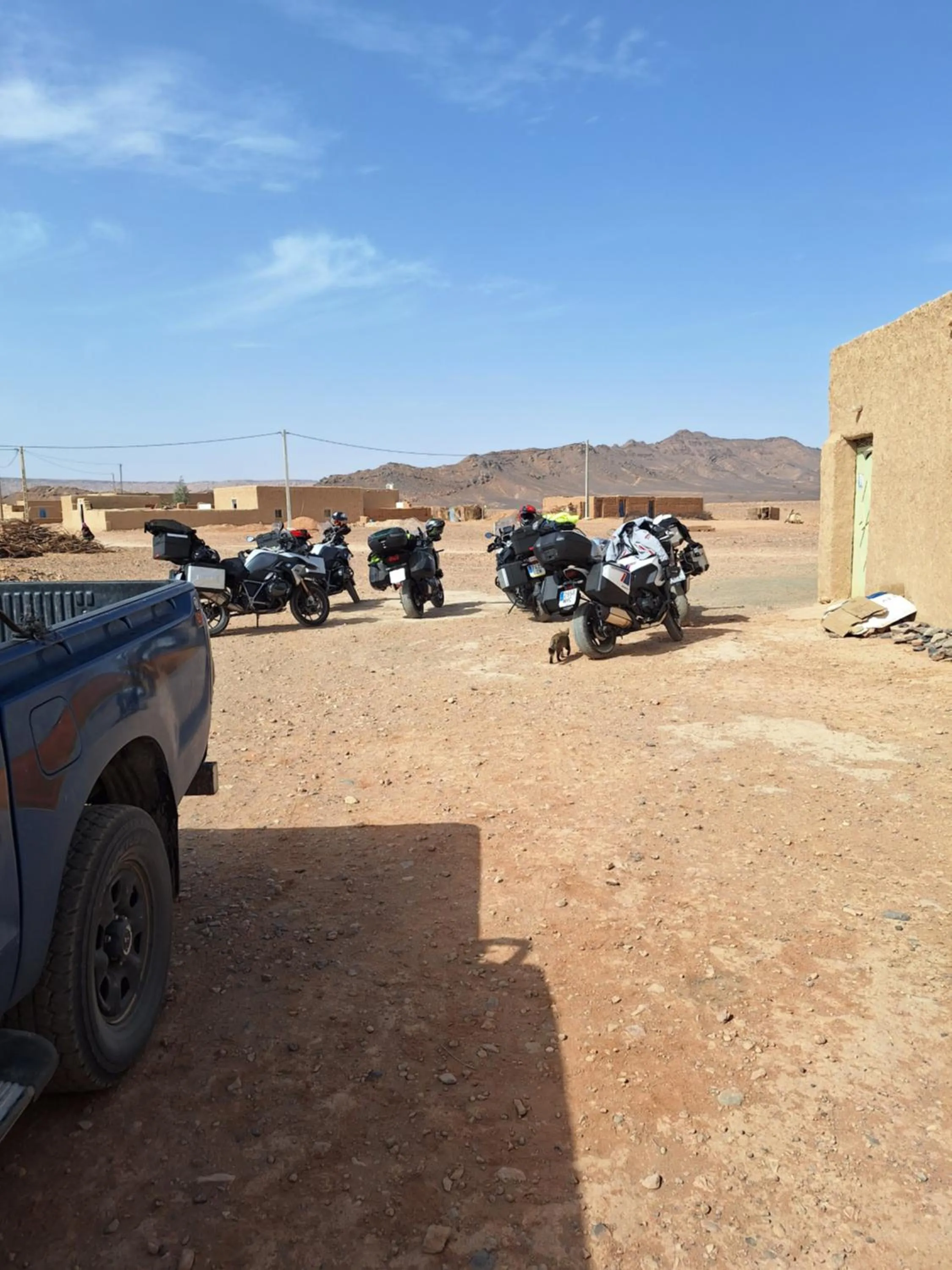 Natural landscape in Riad Merzouga Dunes
