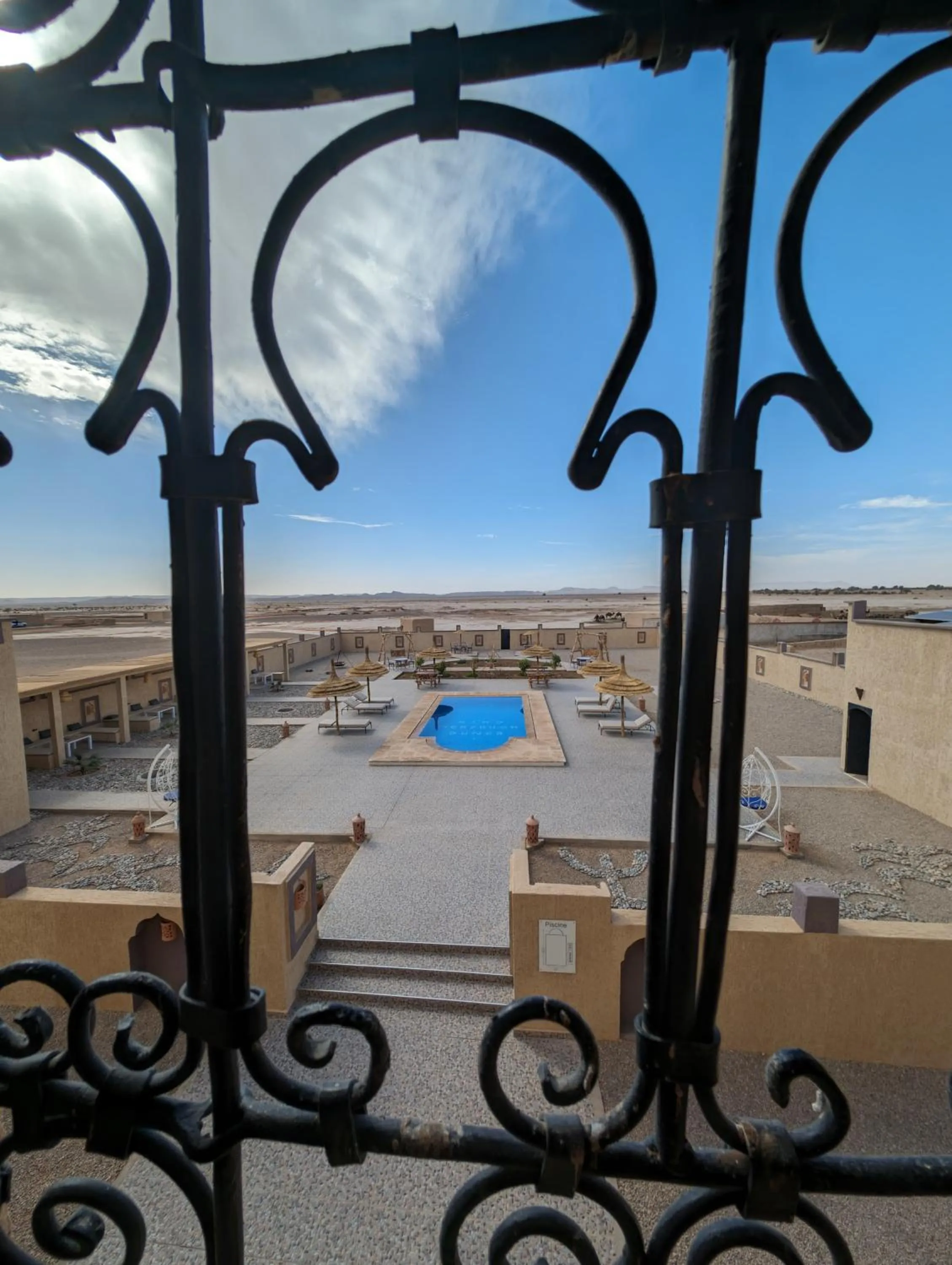 Swimming pool in Riad Merzouga Dunes